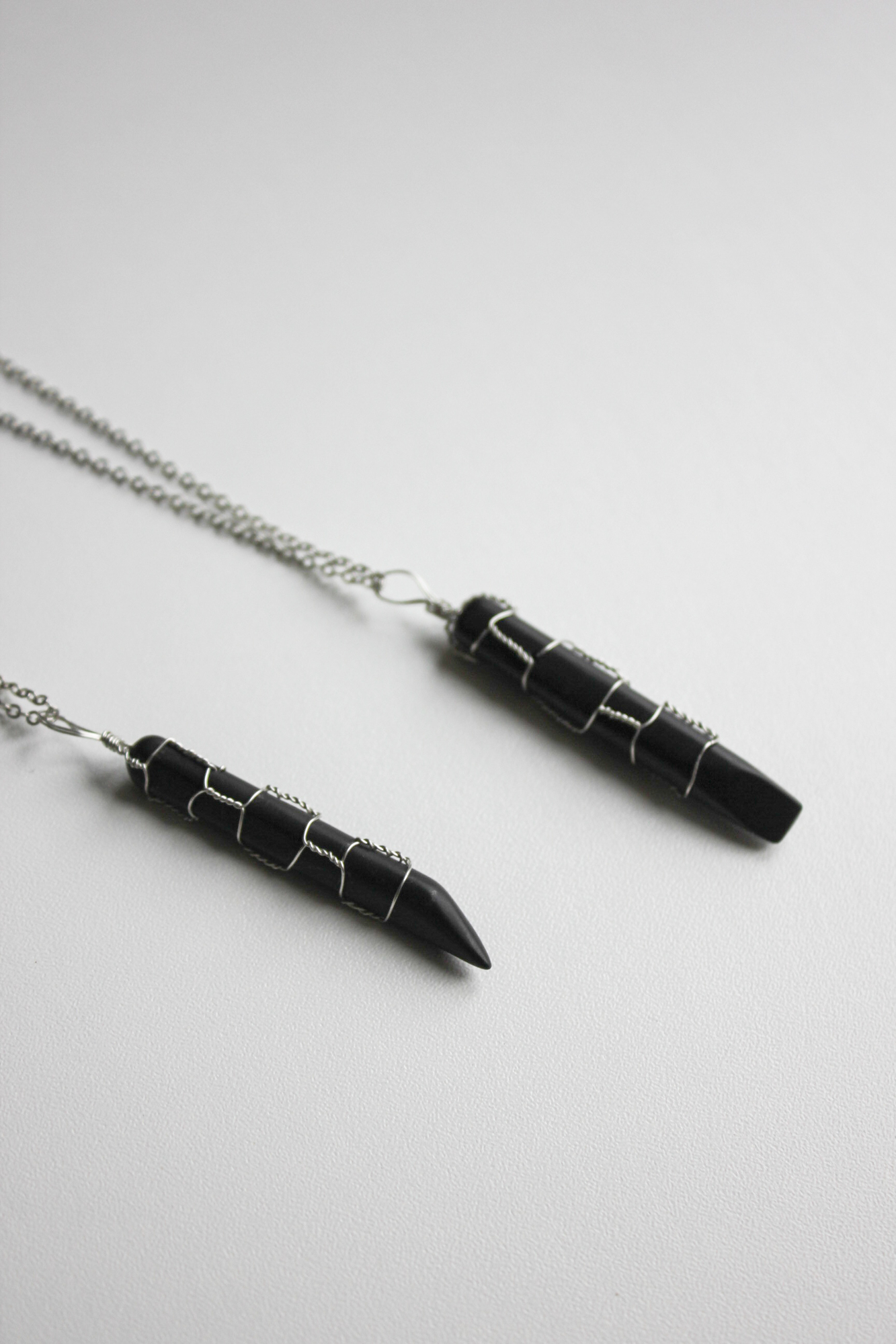 Кулон - Черная яшма