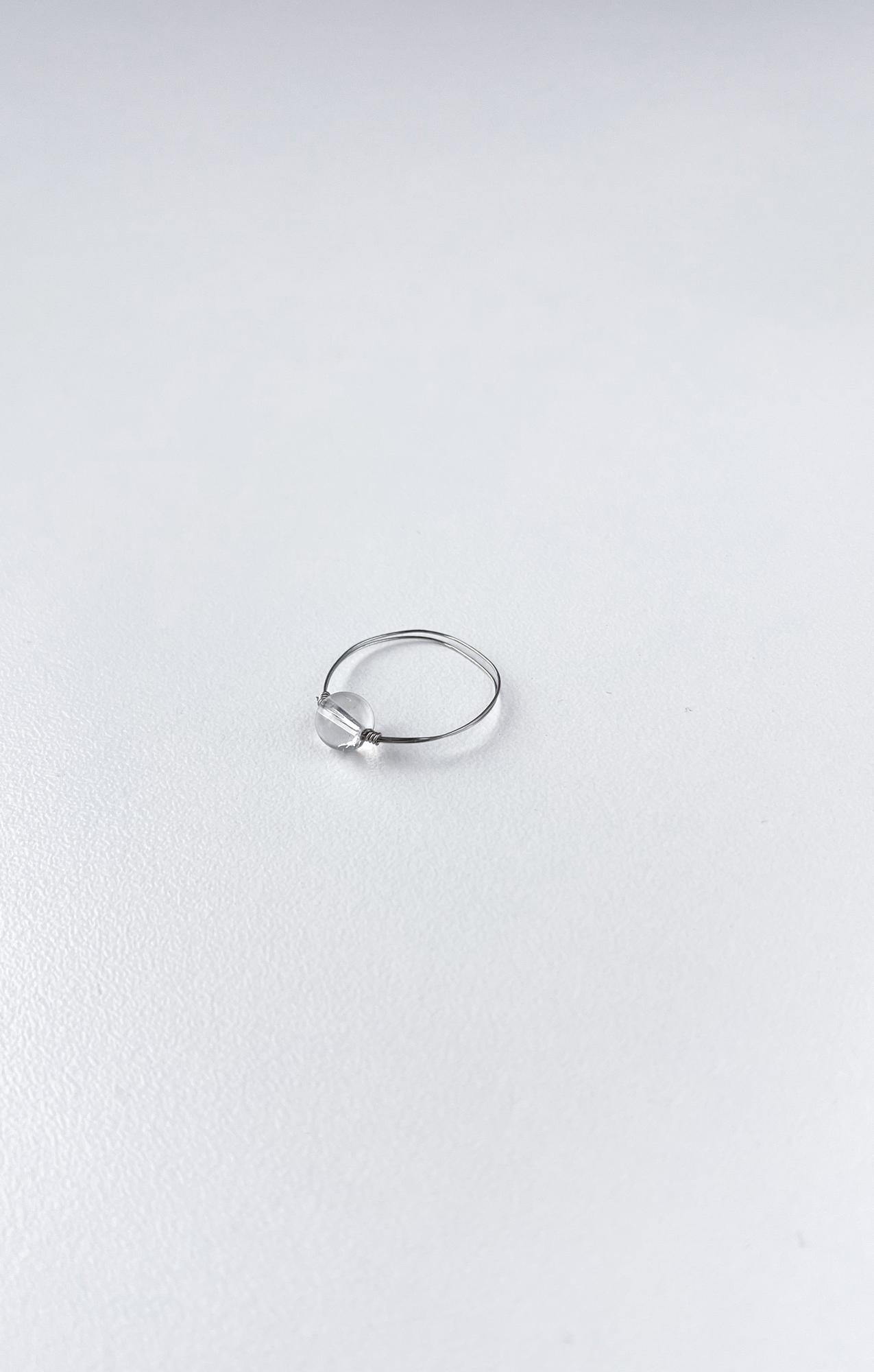 Кольцо с горным хрусталем