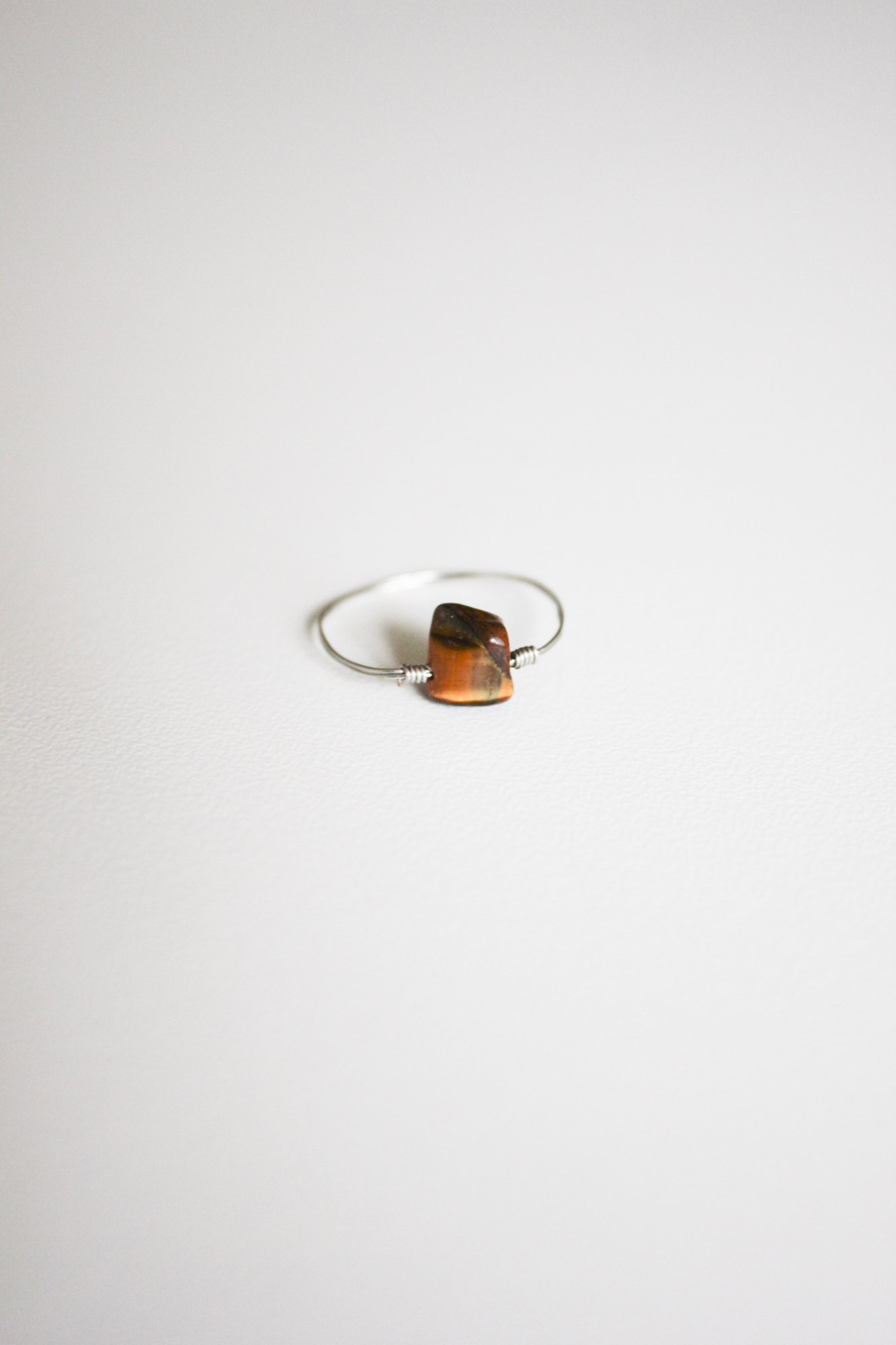 Кольцо с тигровым глазом
