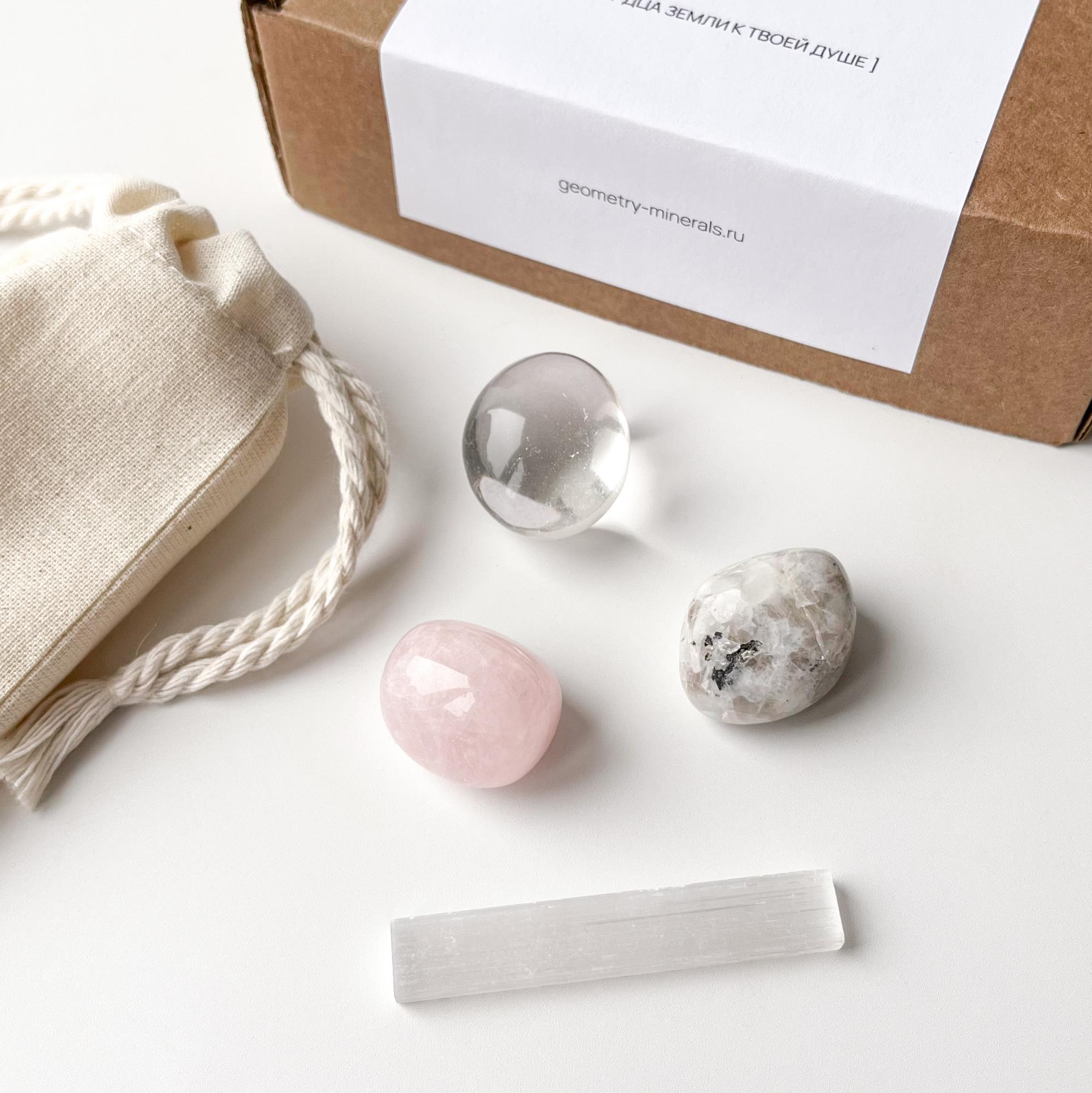 СЕТ ИЗ НАТУРАЛЬНЫХ КАМНЕЙ ДЛЯ ЗНАКА ЗОДИАКА - РАК