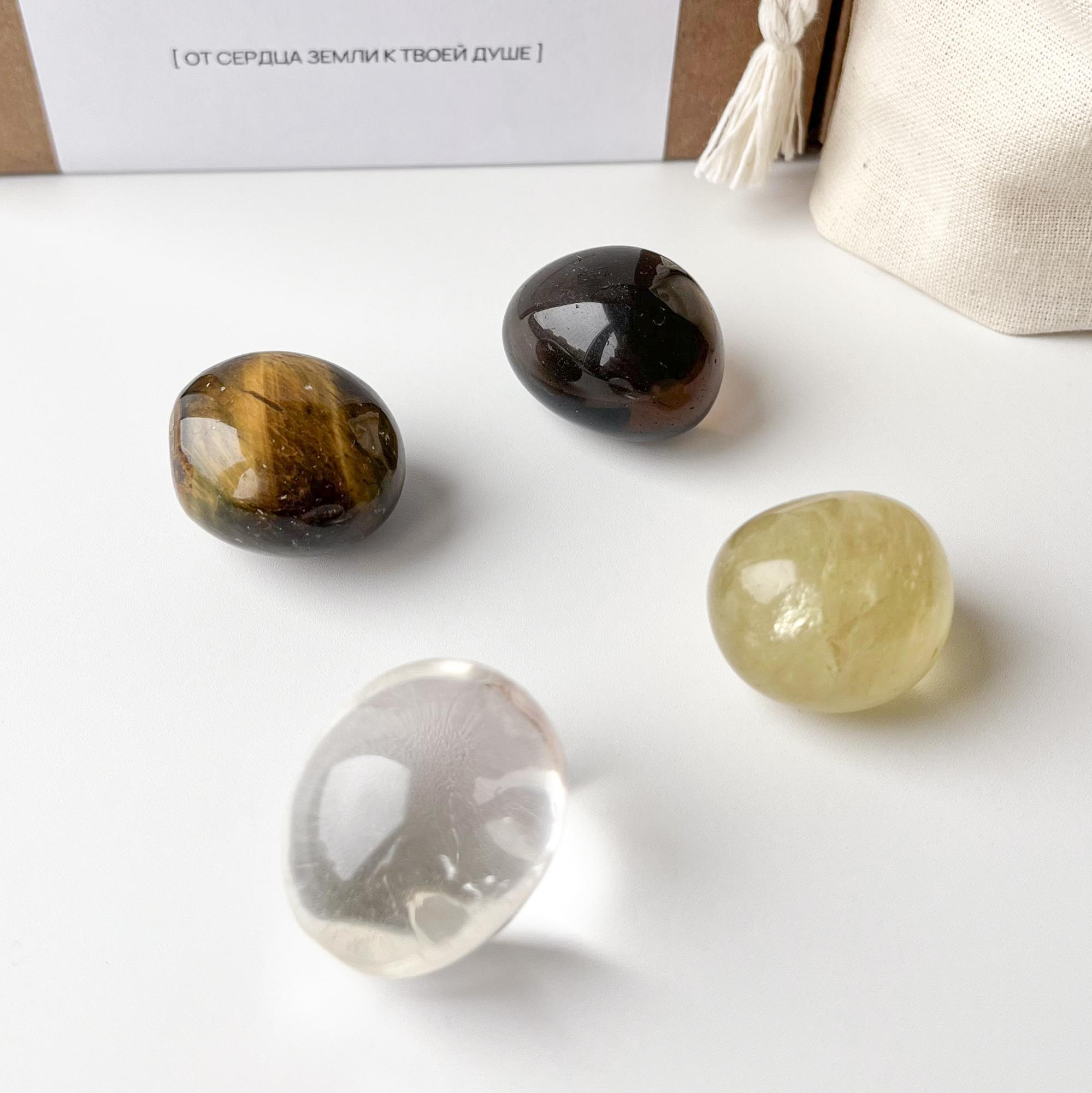 СЕТ ИЗ НАТУРАЛЬНЫХ КАМНЕЙ ДЛЯ ЗНАКА ЗОДИАКА - ЛЕВ