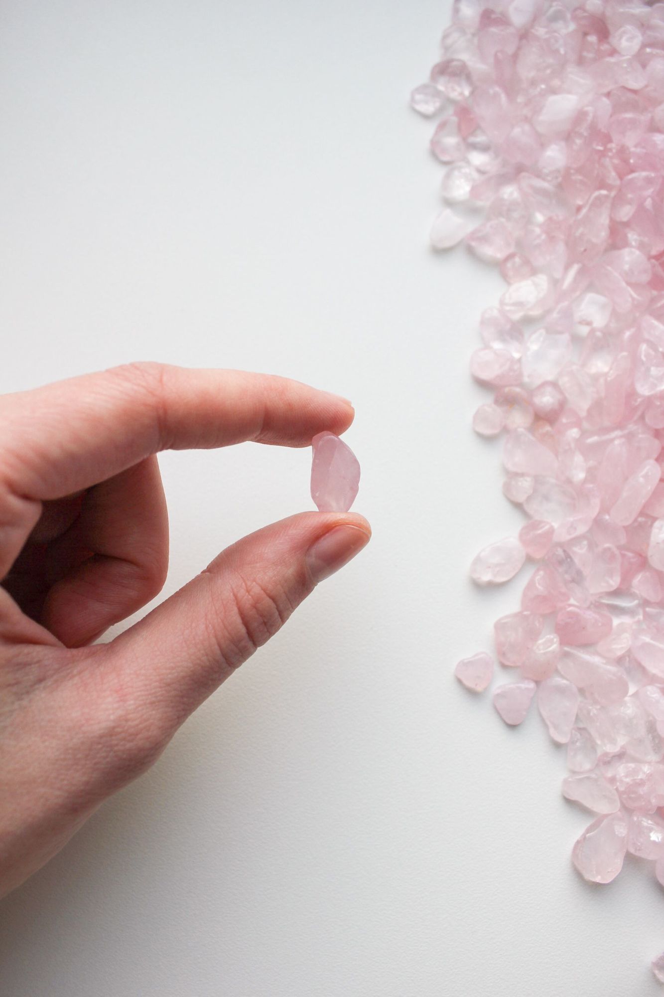 Набор - Розовый кварц 12шт