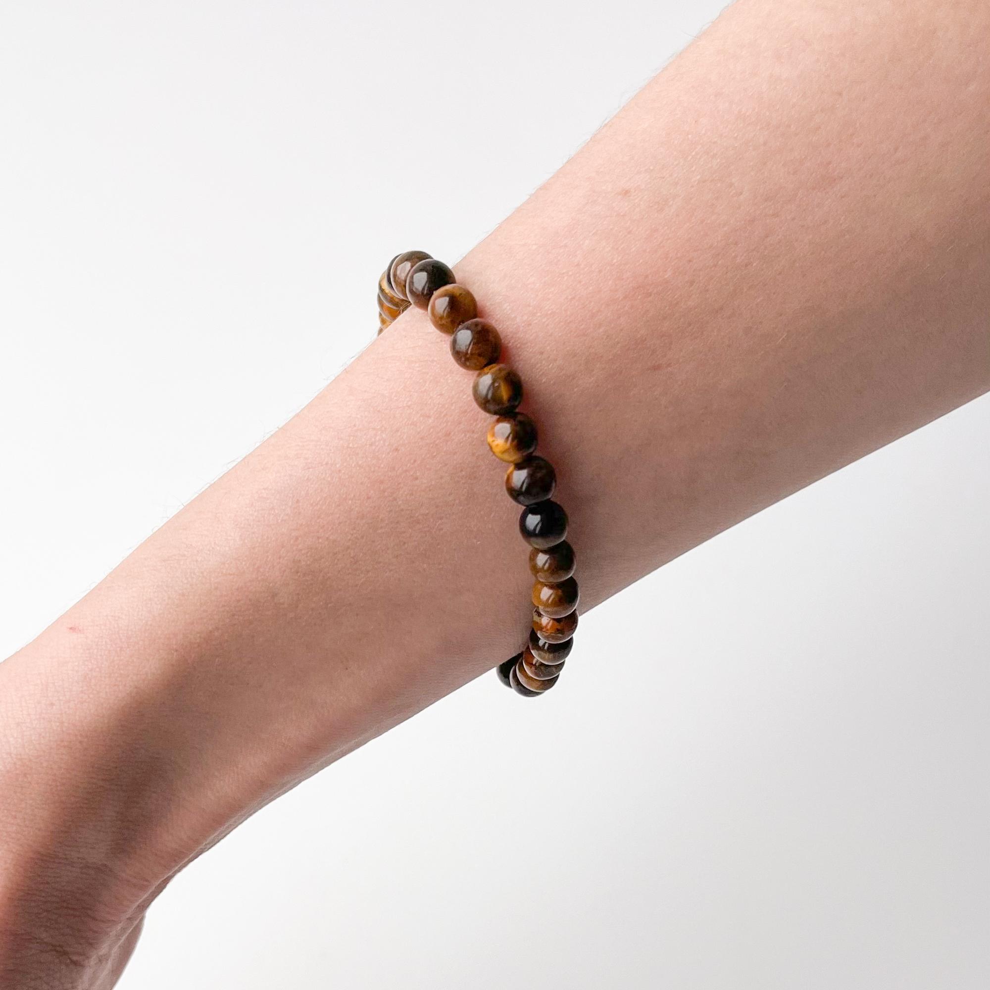 браслет из тигрового глаза