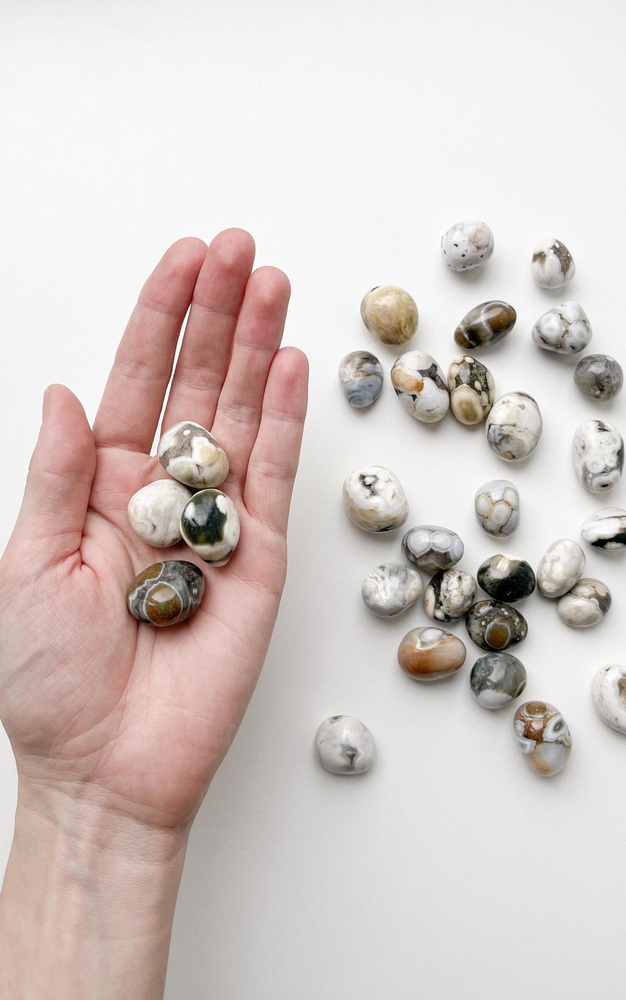 Океаническая яшма - галтовка