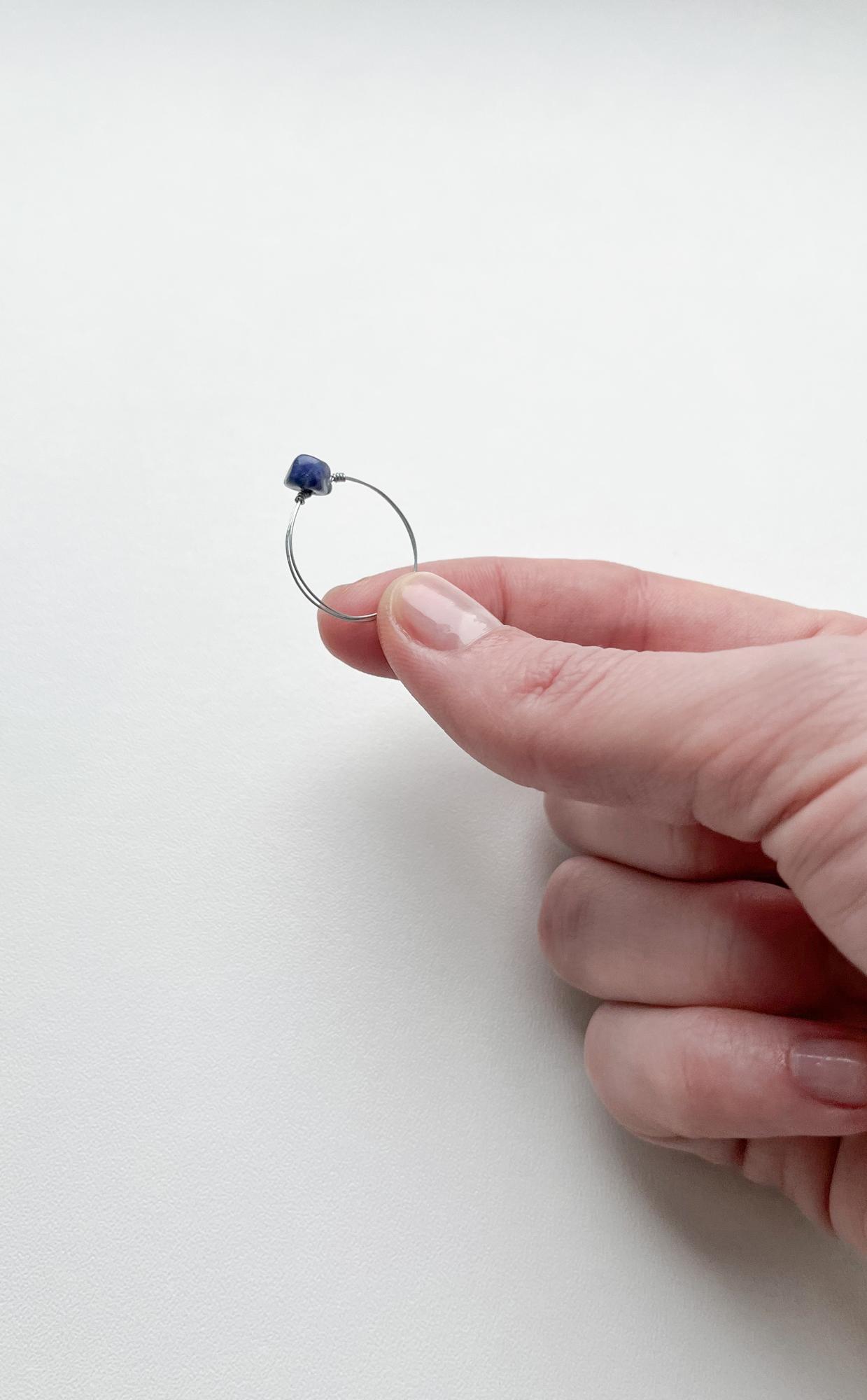 Кольцо с содалитом