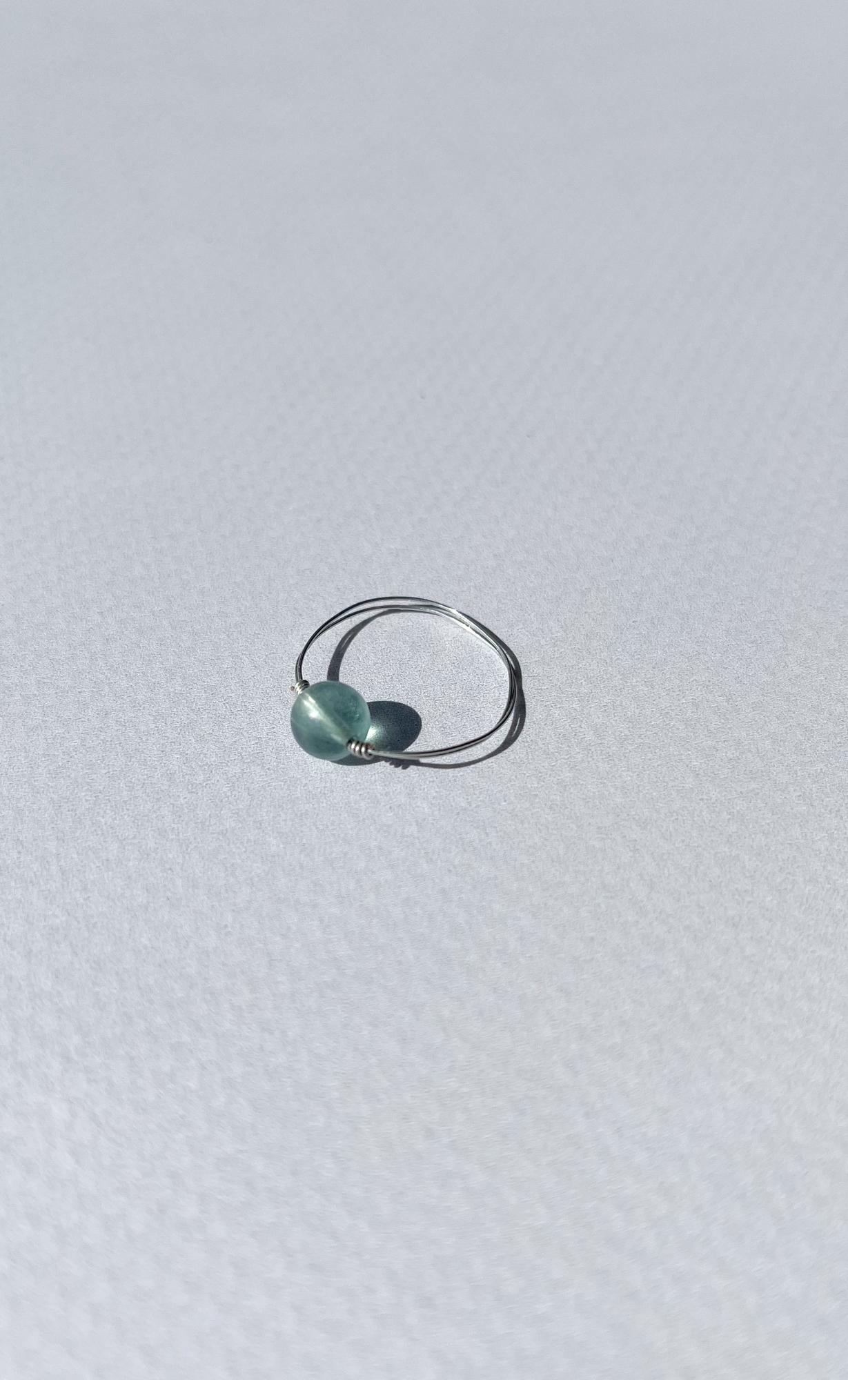 Кольцо с флюорит