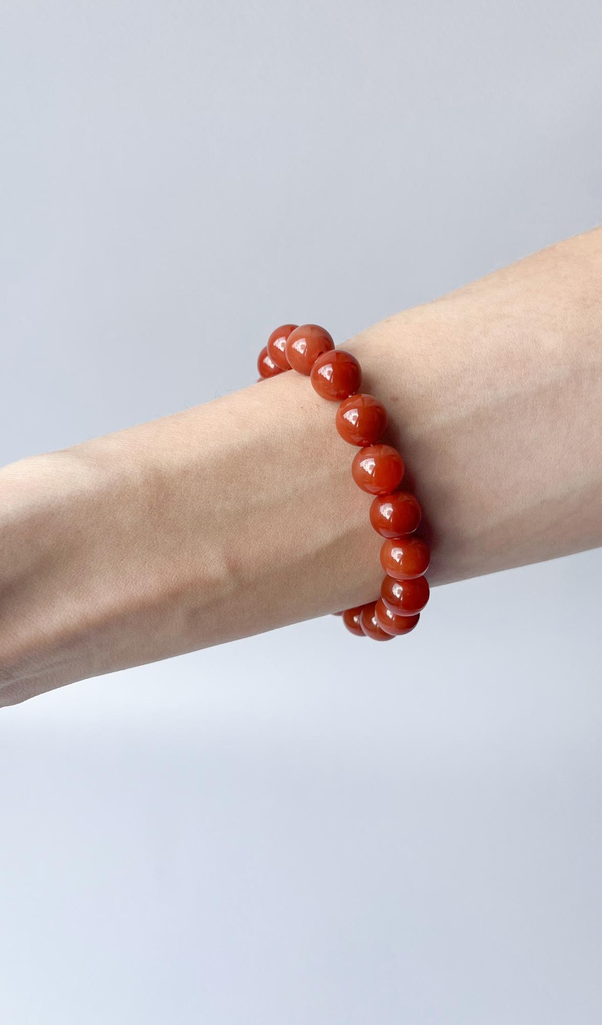 Браслет из сердолика