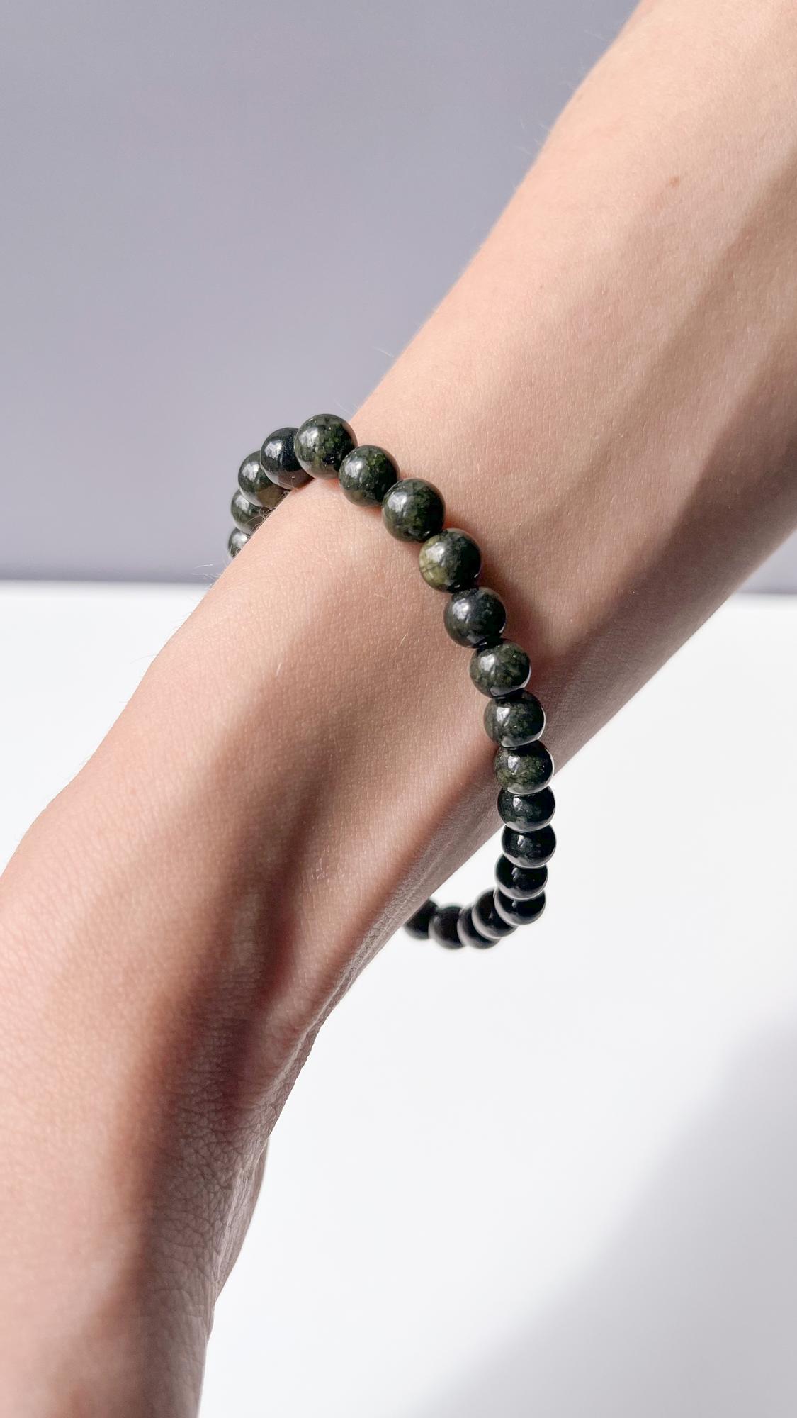 Браслет из змеевика