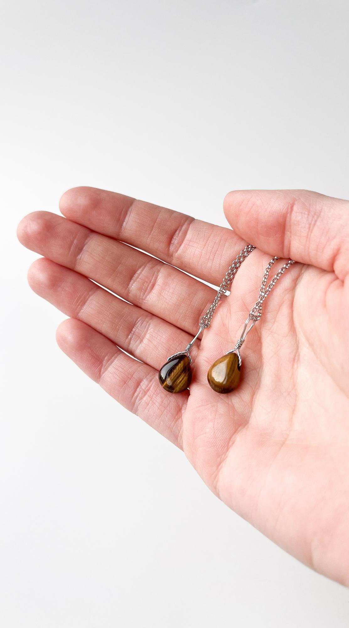 Кулон - Тигровый глаз