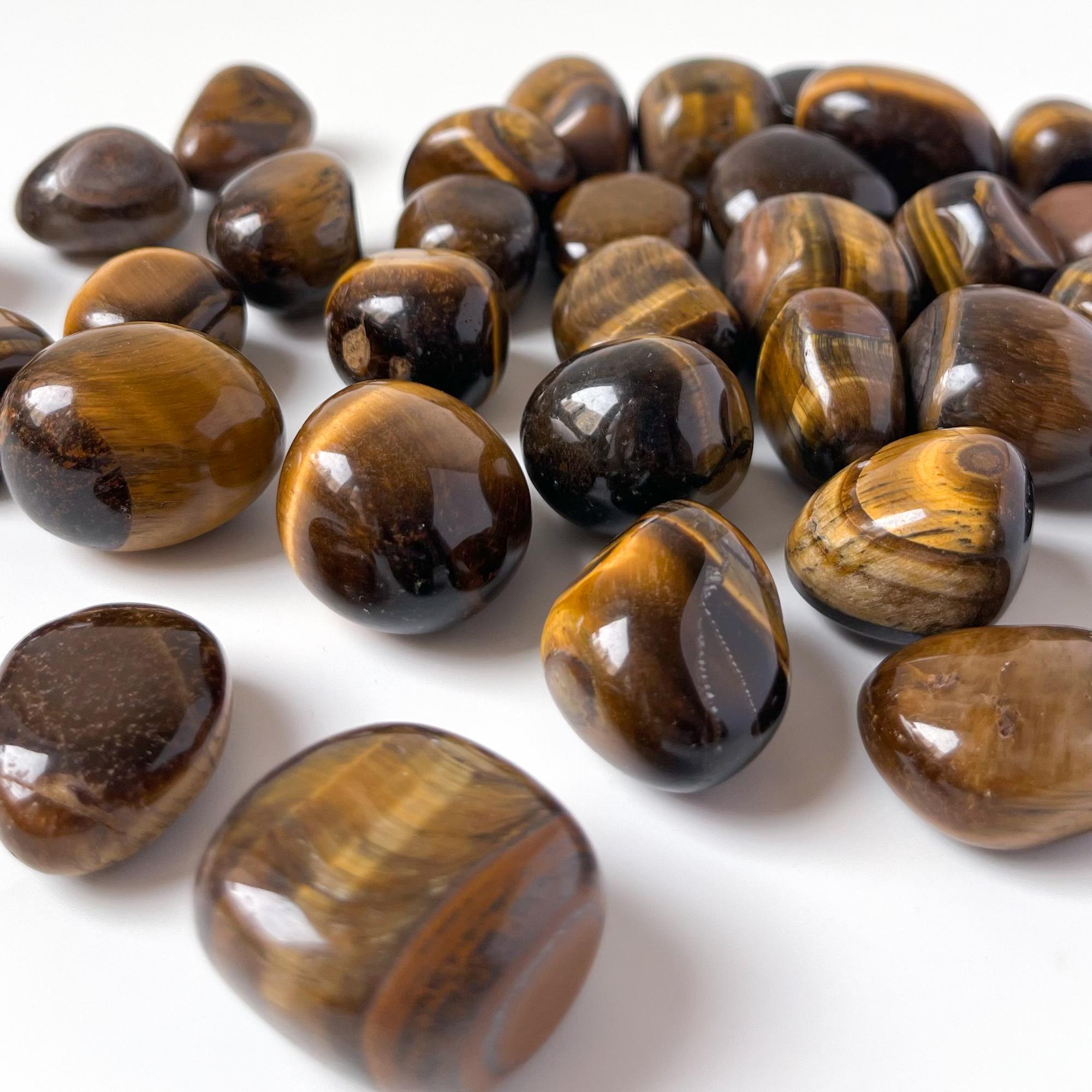 Тигровый глаз - галтовка