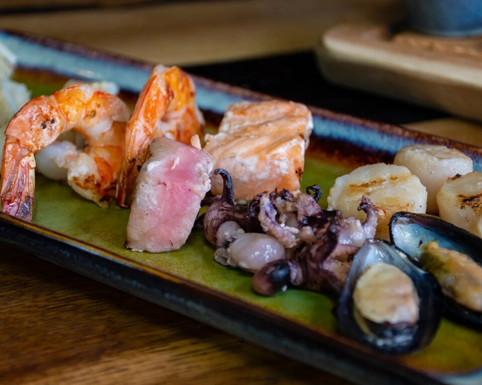 МОРЕПРОДУКТЫ НА ГРИЛЕ