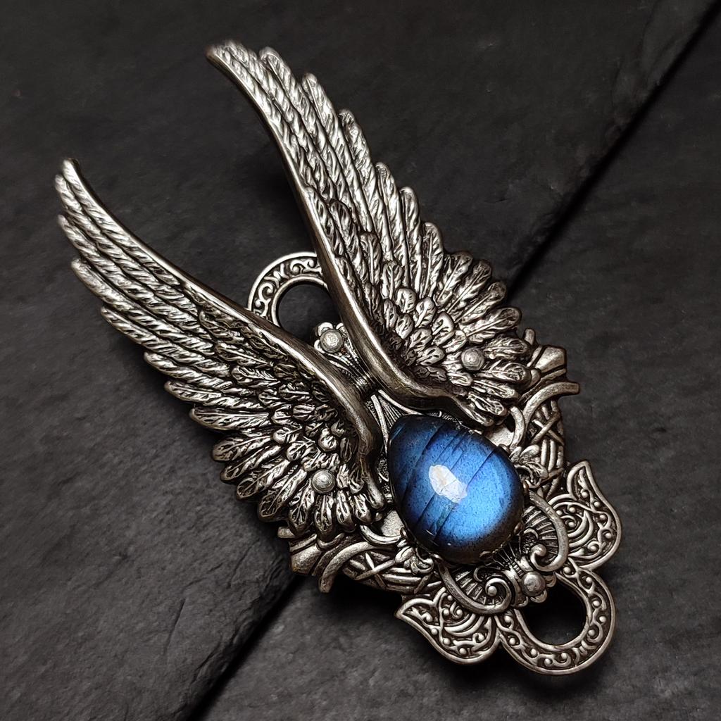 Кольцо "Ангел" Лабрадорит (Лабрадор, Спектролит)