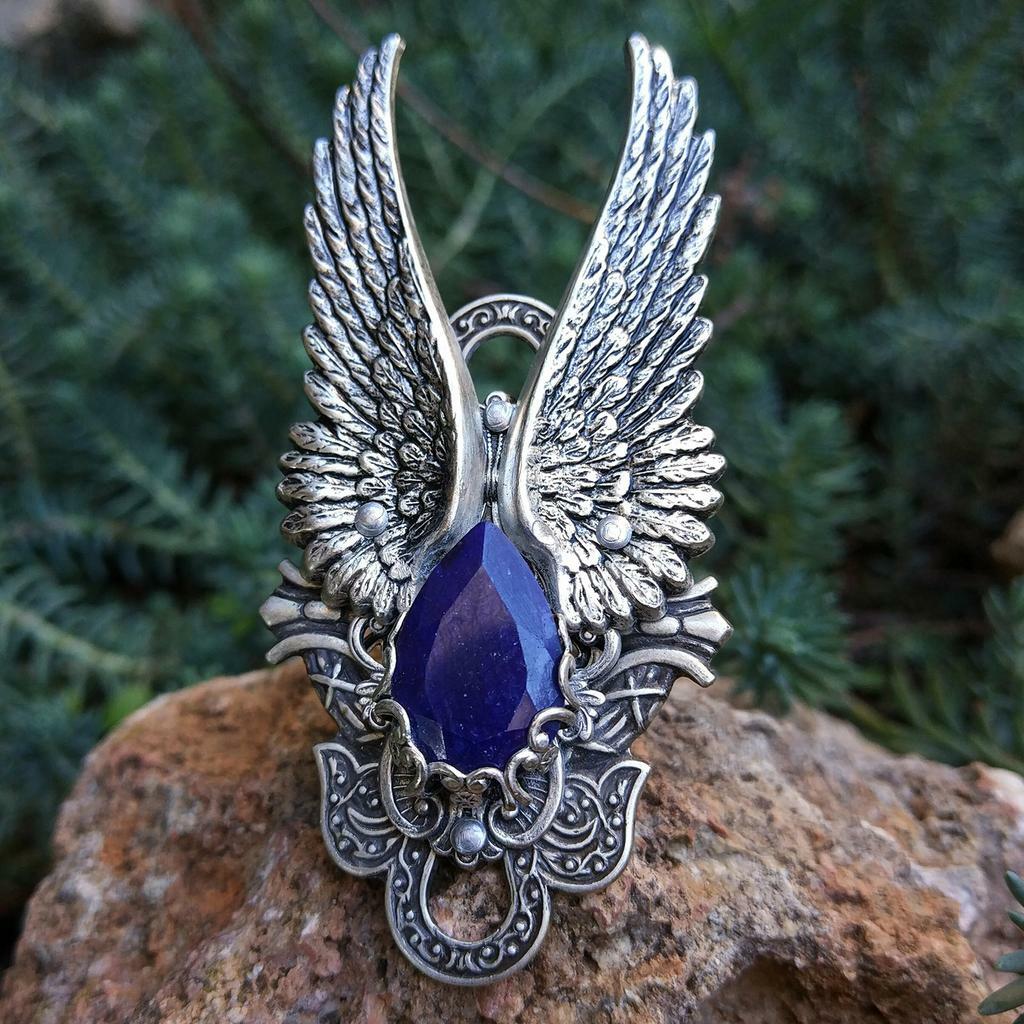Кольцо "Ангел" Сапфир