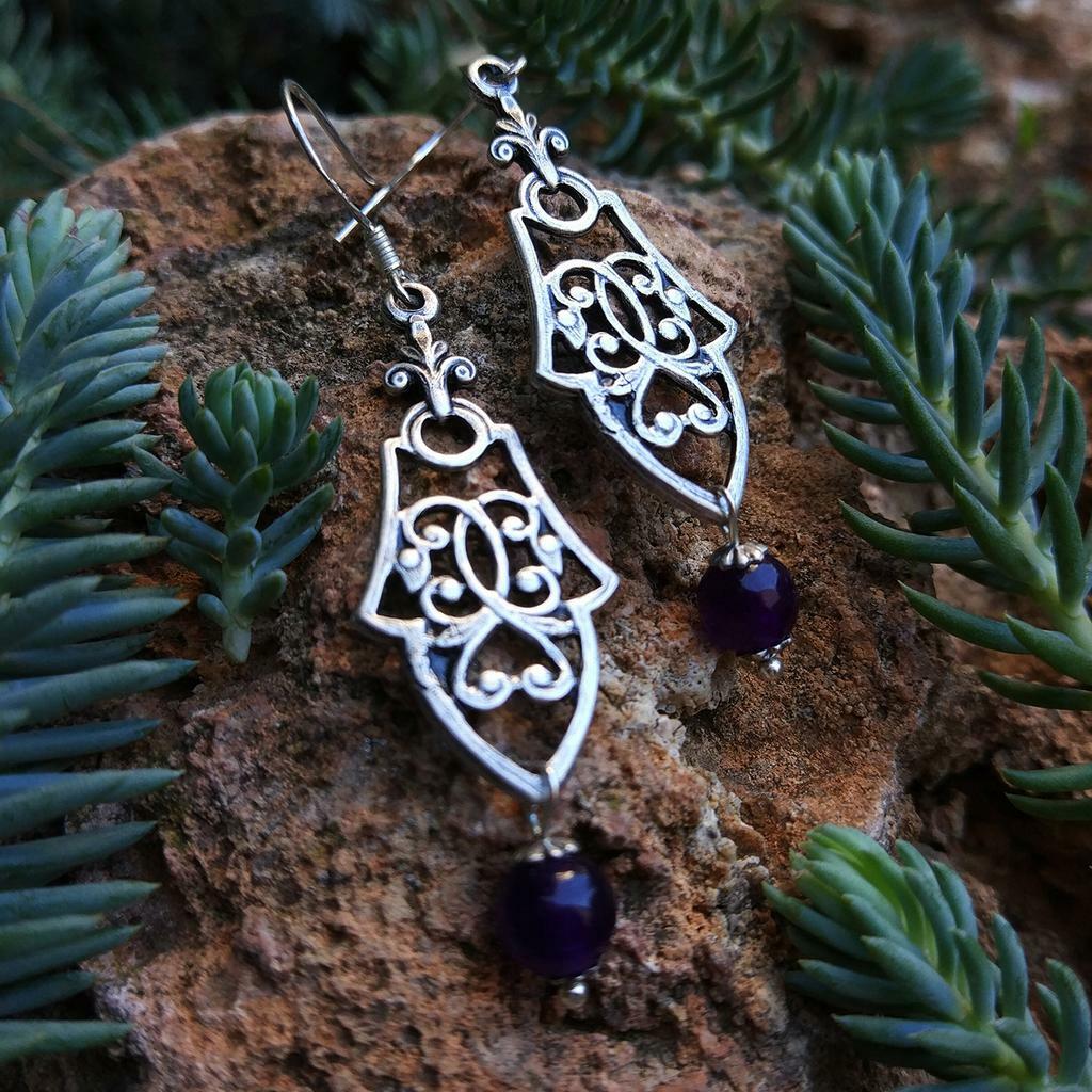 Серьги "Танис" Аметист