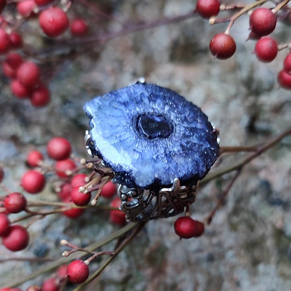 Кольцо "Деа" Синий Кварц