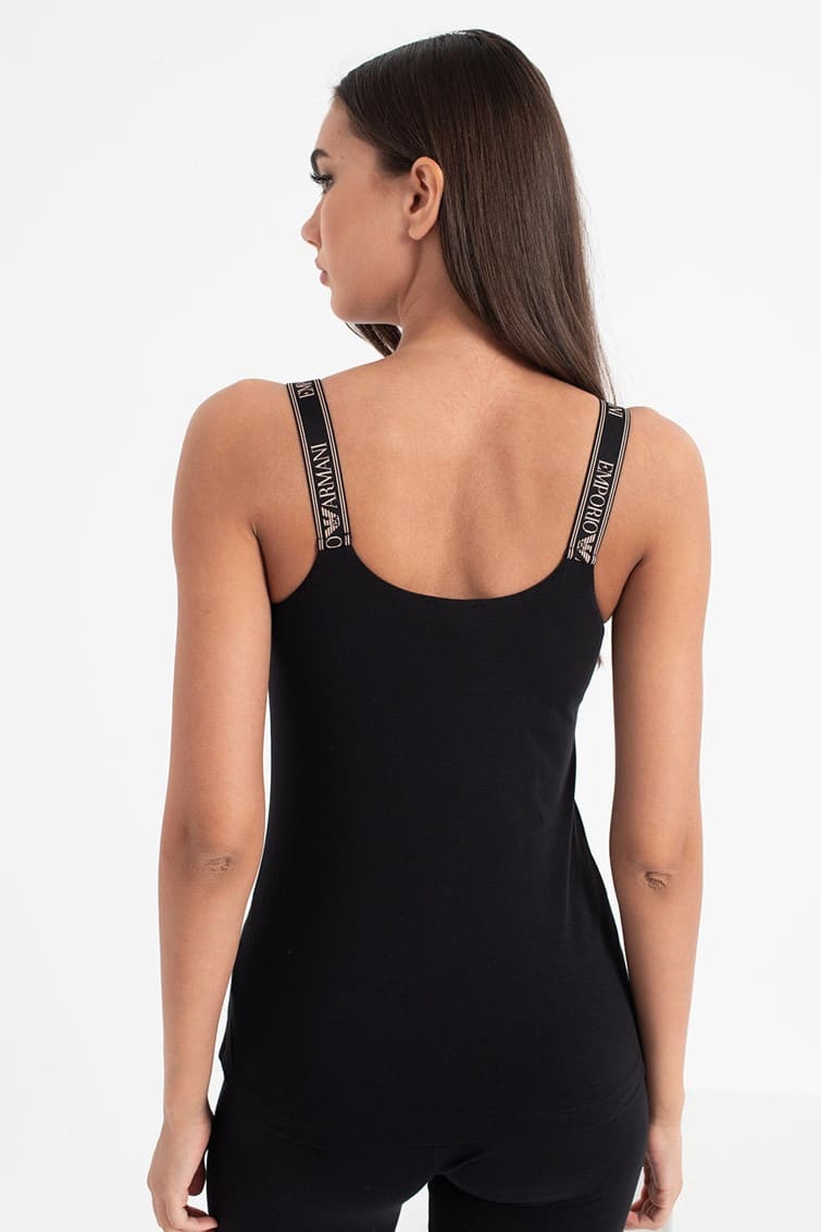 Женский спортивный топ из хлопка Emporio Armani 164237 1A227