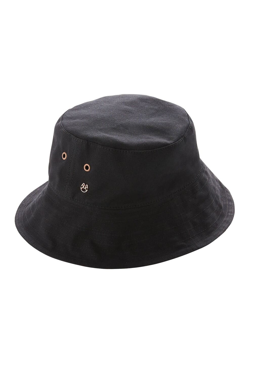 Двусторонняя пляжная шляпа из хлопка Maaji Black Opal Reversible 4095XHA001