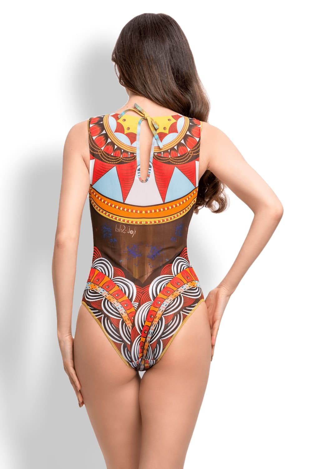 Купальник сплошной без рукавов Африка RoDaSoleil