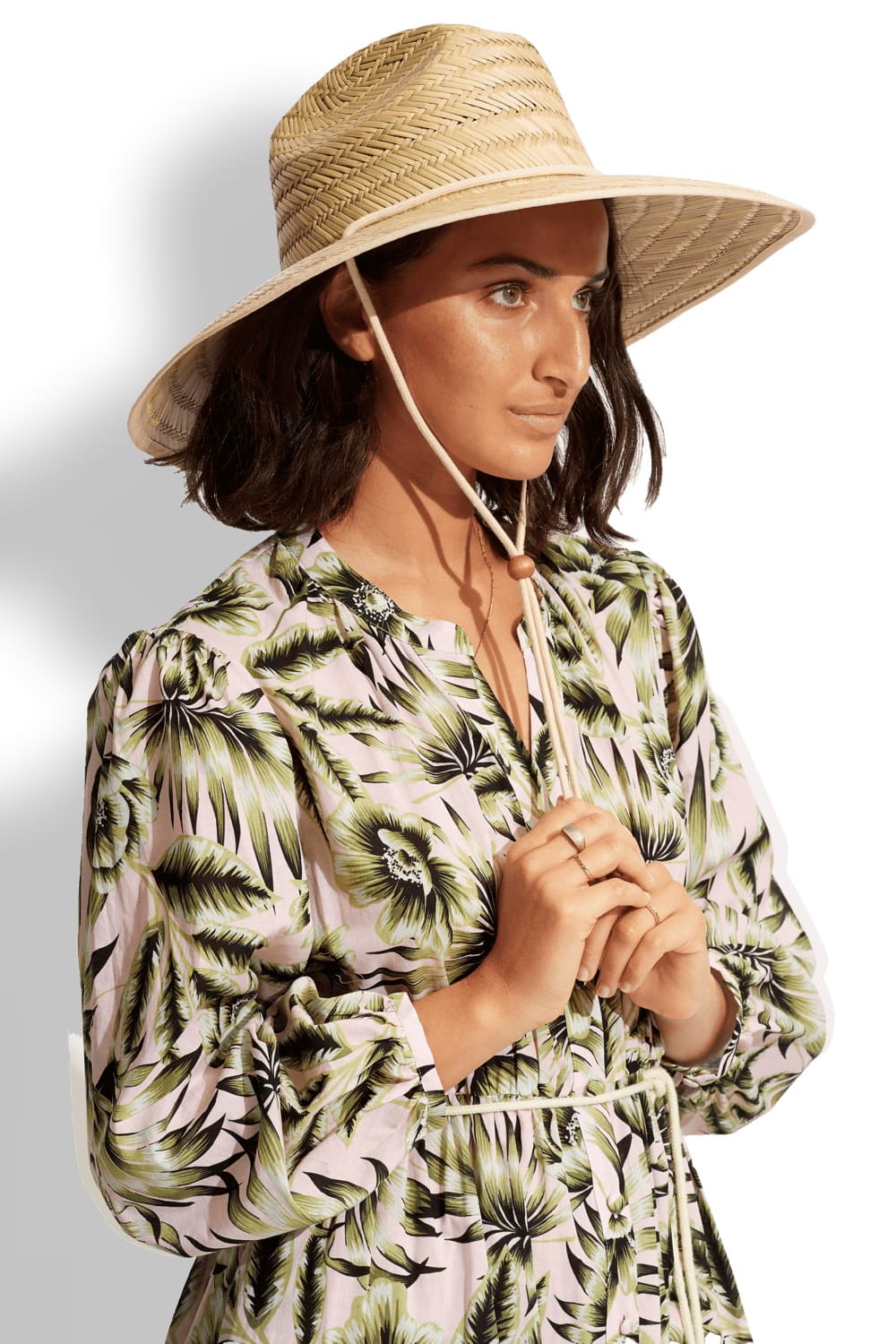 Пляжная широкополая шляпа из сизаля Seafolly 71835-HT