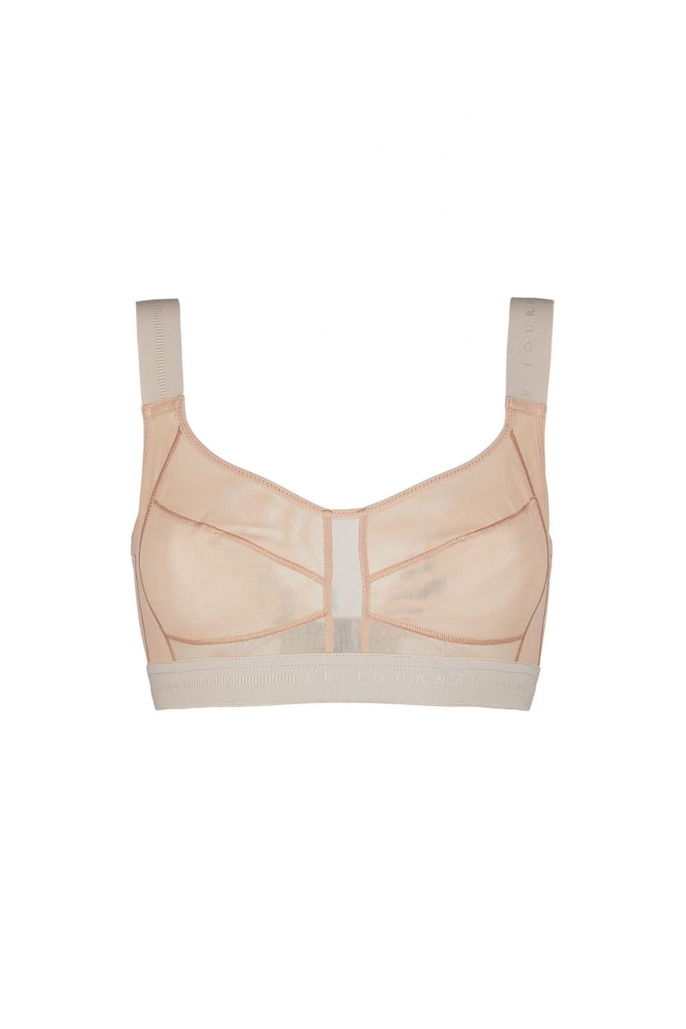 Бюстгальтер бралетт поддерживающий с широкими бретелями с двойной чашкой Le Journal Intime VIVIEN-STR