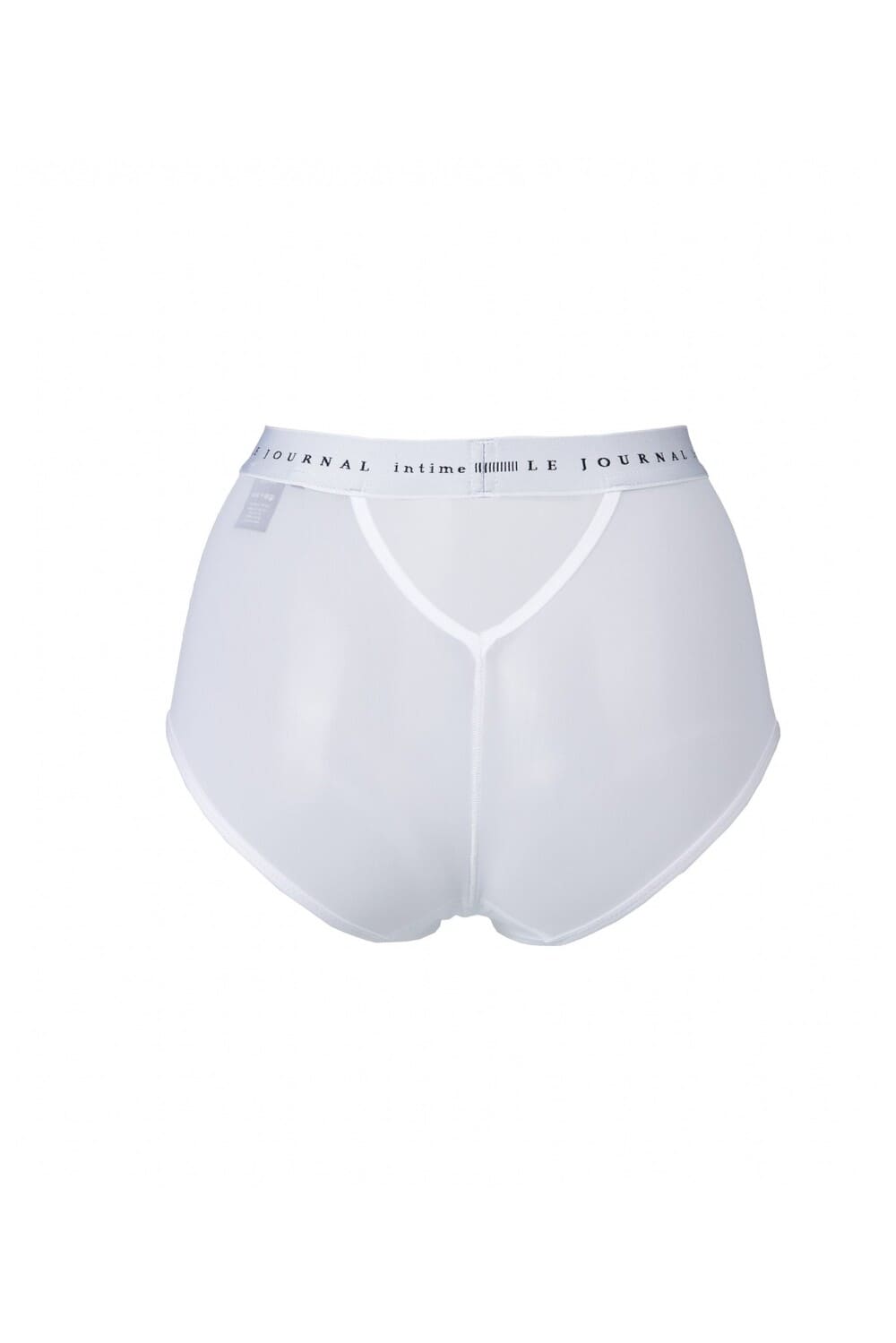 Трусы слипы с высокой посадкой Le Journal Intime Vivien LJ Black & White