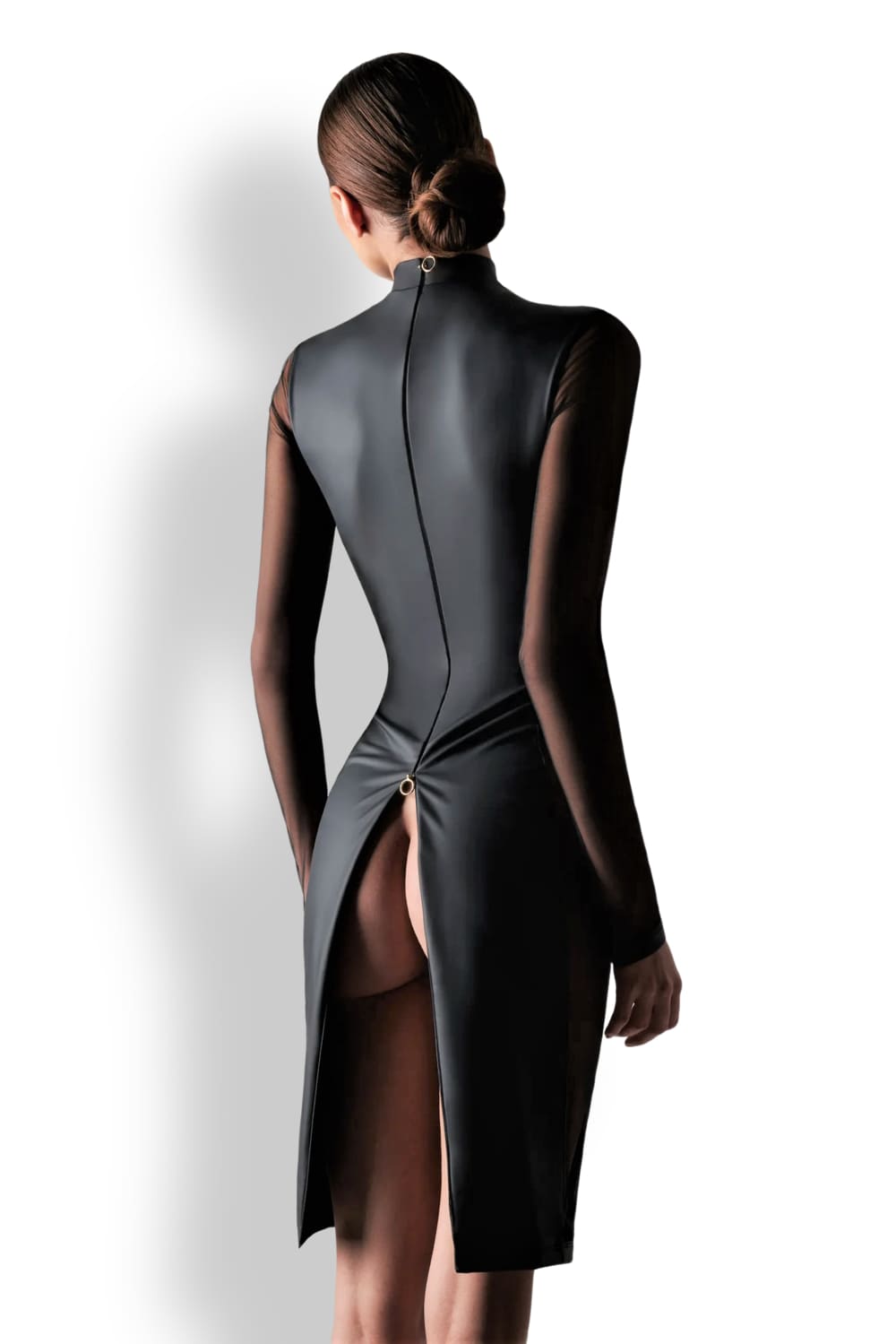 Платье из матовой кожи Maison Close 561463