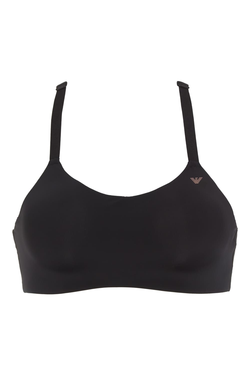 Уплотненный бюстгальтер бралетт с кружевной отделкой Emporio Armani 164406 3R384