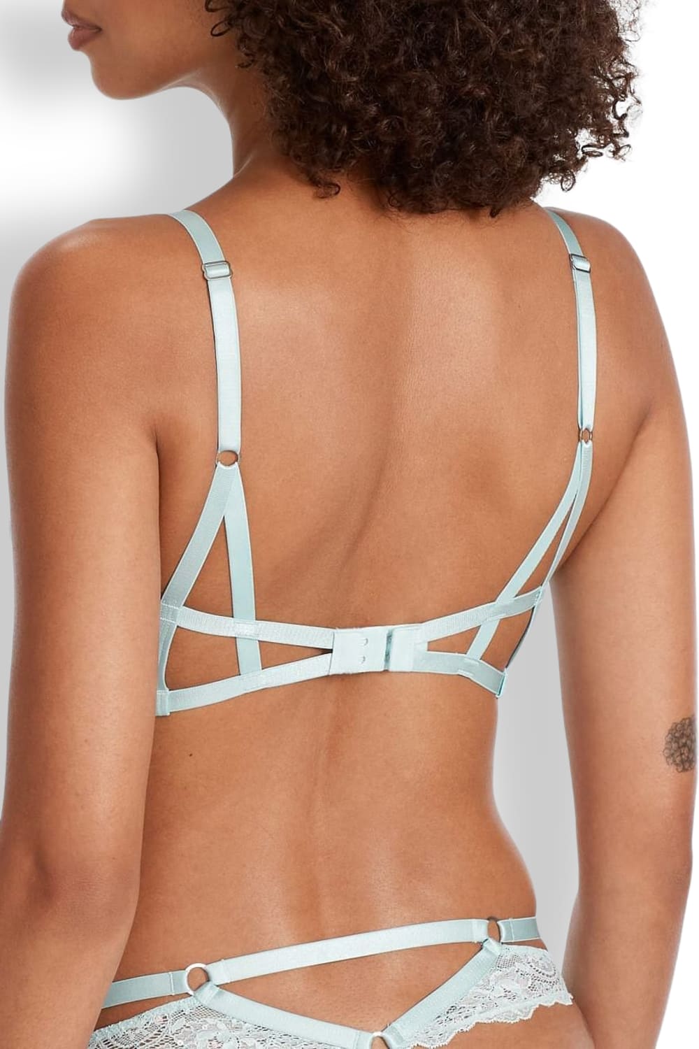 Сексуальный кружевной бюстгальтер на косточках с контрастной отделкой Dita Von Teese D58945S