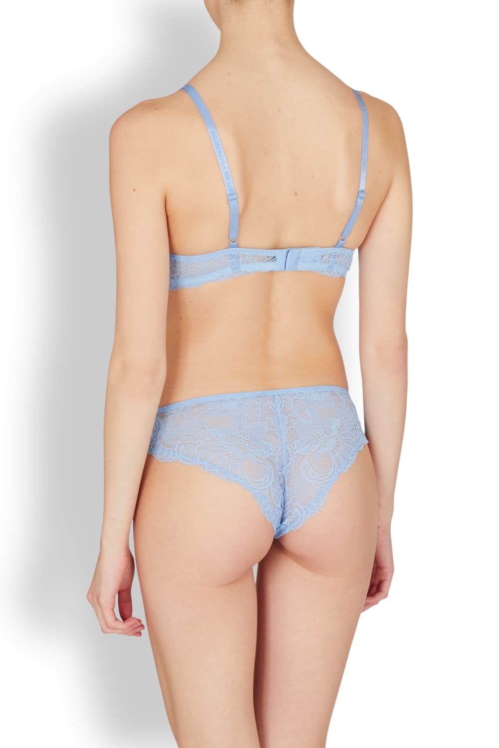 Кружевные трусы слипы Emporio Armani 164398 3R218