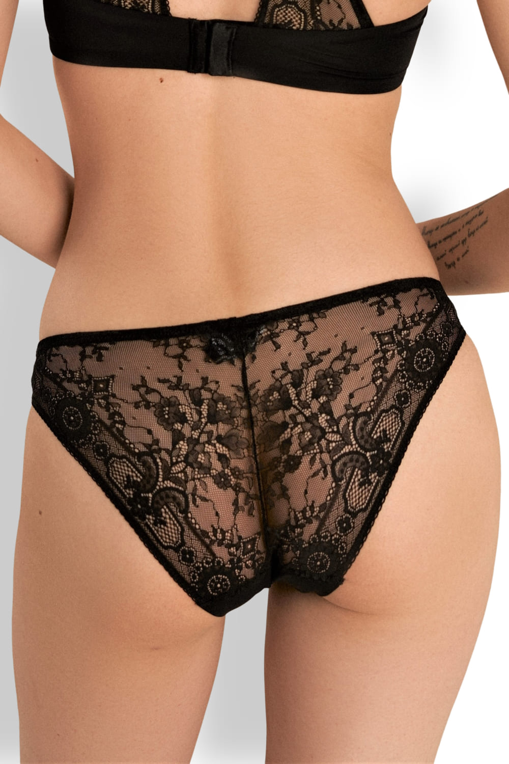 Кружевные классические трусы слипы Emporio Armani 162525 3R384