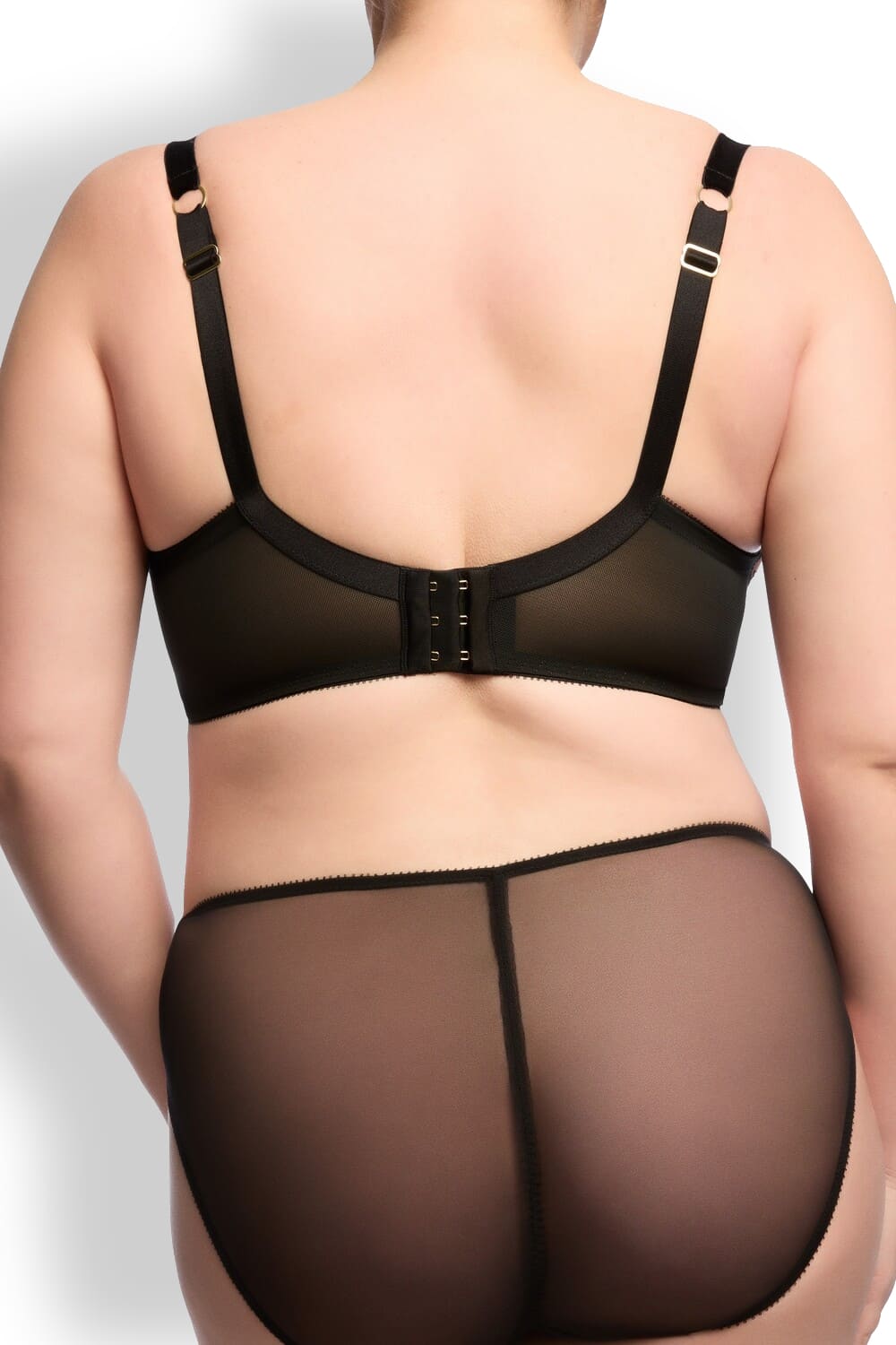 Бюстгальтер с прозрачной чашкой и глубоким вырезом на косточках Dita Von Teese D57040