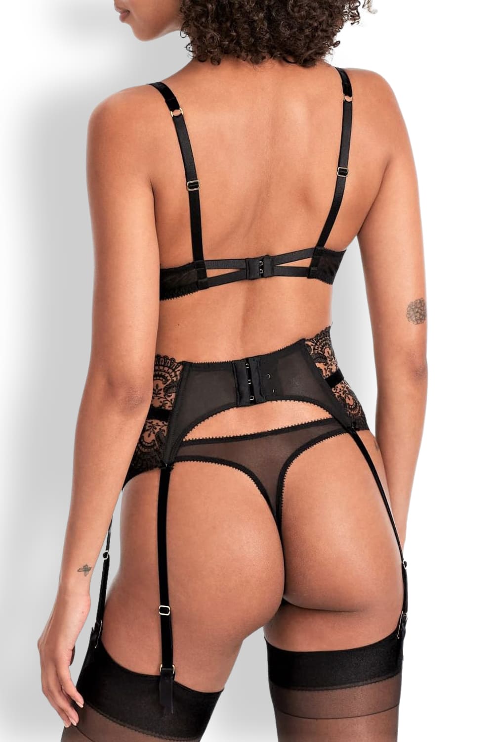 Пояс для чулок с изысканной вышивкой Dita Von Teese D46040