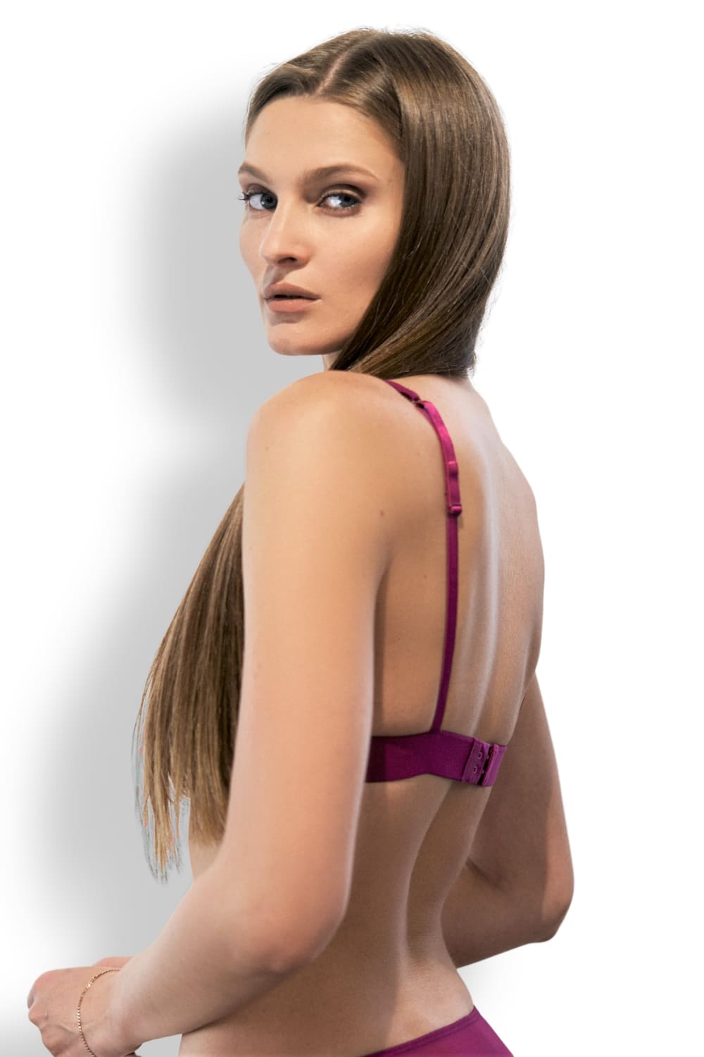 Бюстгальтер треугольник на эластичной резинке D nu D L703 SG