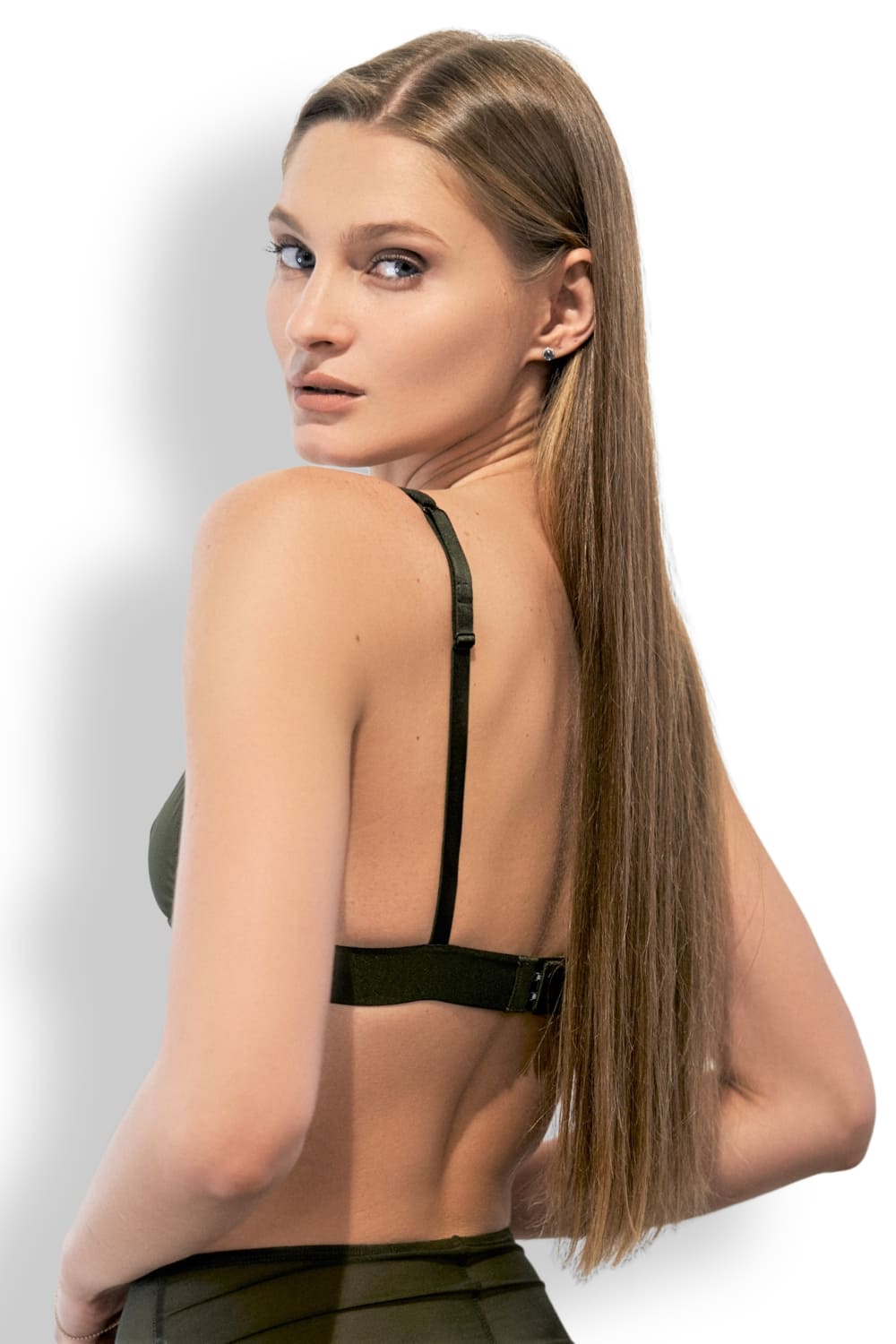 Бюстгальтер треугольник на эластичной резинке D nu D L703 SG