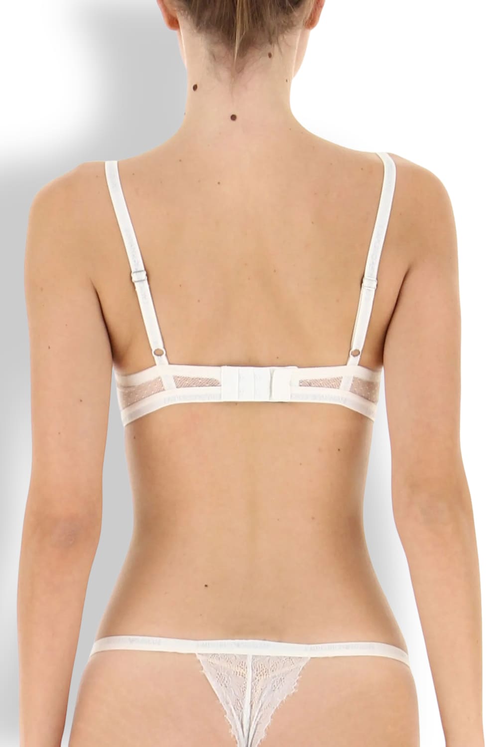 Кружевной бюстгальтер  с треугольными чашечками Emporio Armani 164298 3F207