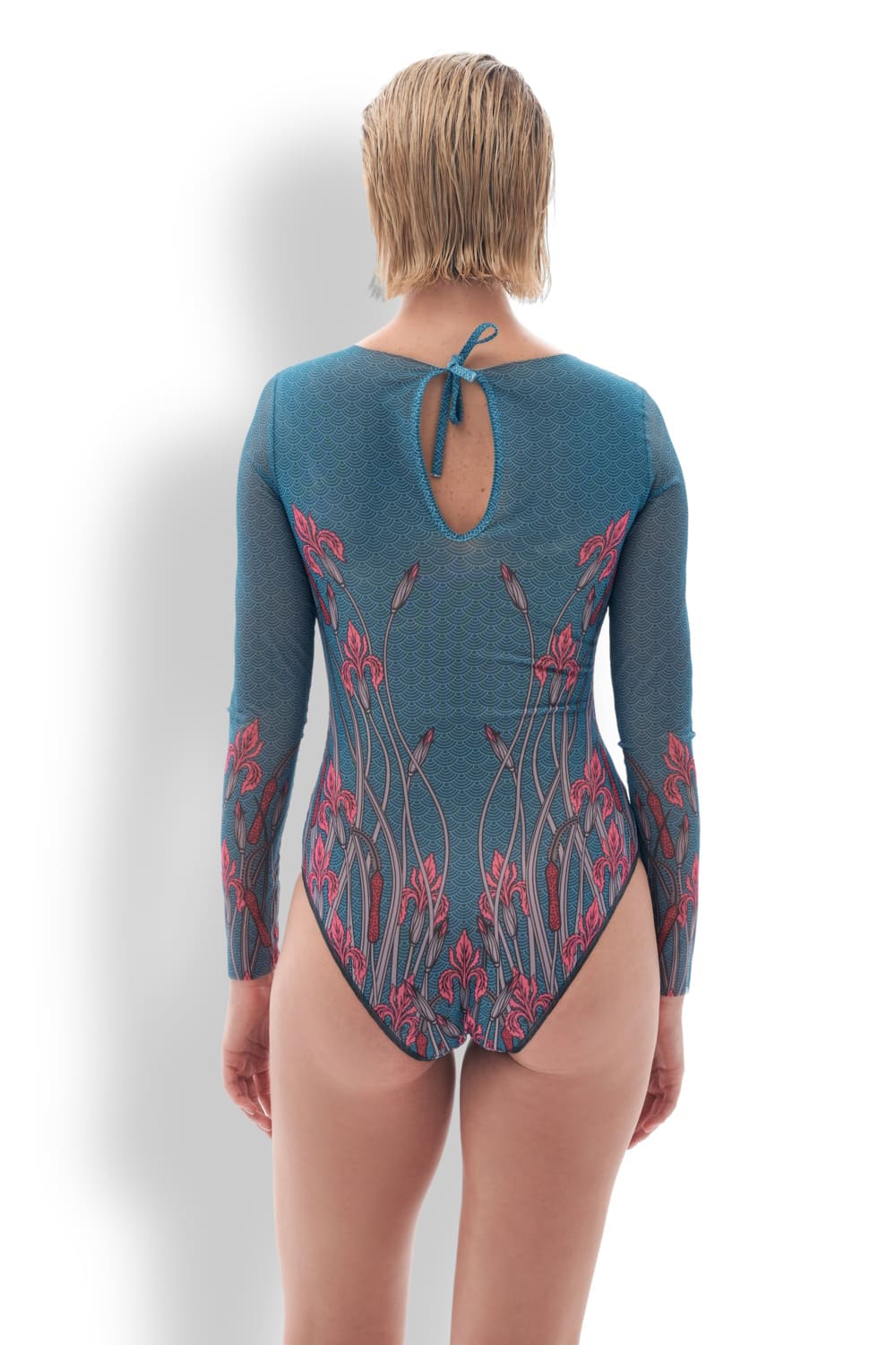 Купальник сплошной с длинным рукавом Гуси-Лебеди RoDaSoleil