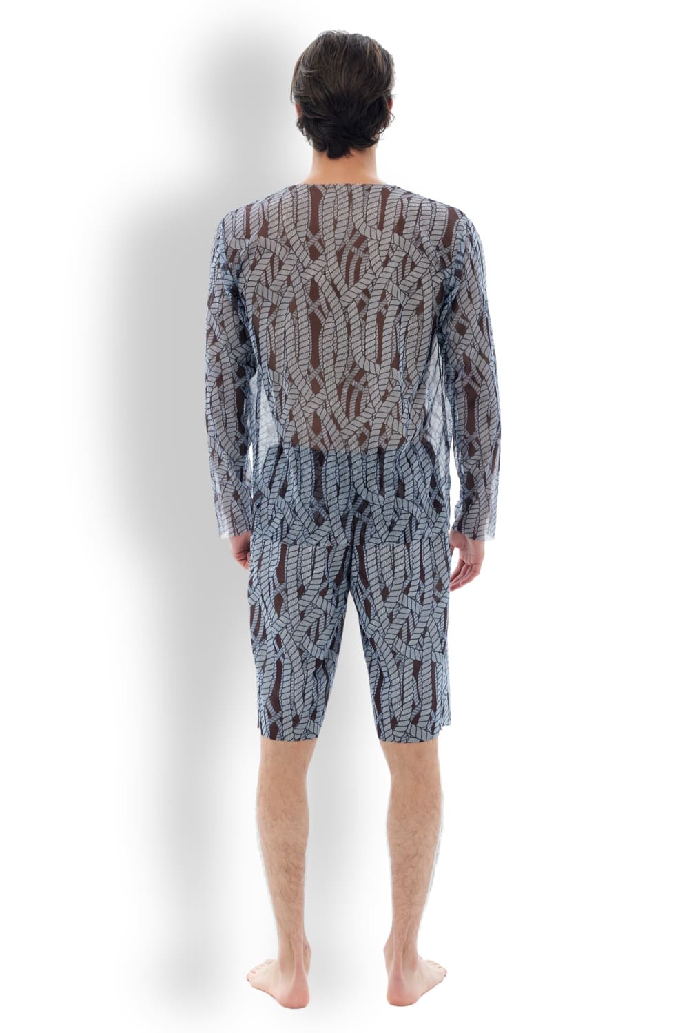 Мужской пляжный комплект (футболка и бермуды) Канаты RoDaSoleil