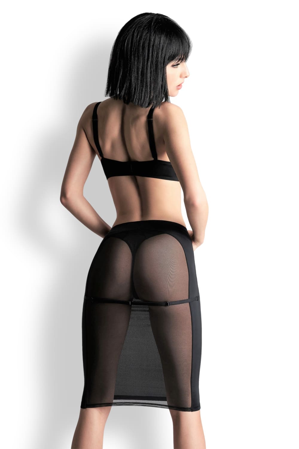 Юбка-карандаш из микрофибры Maison Close 608797