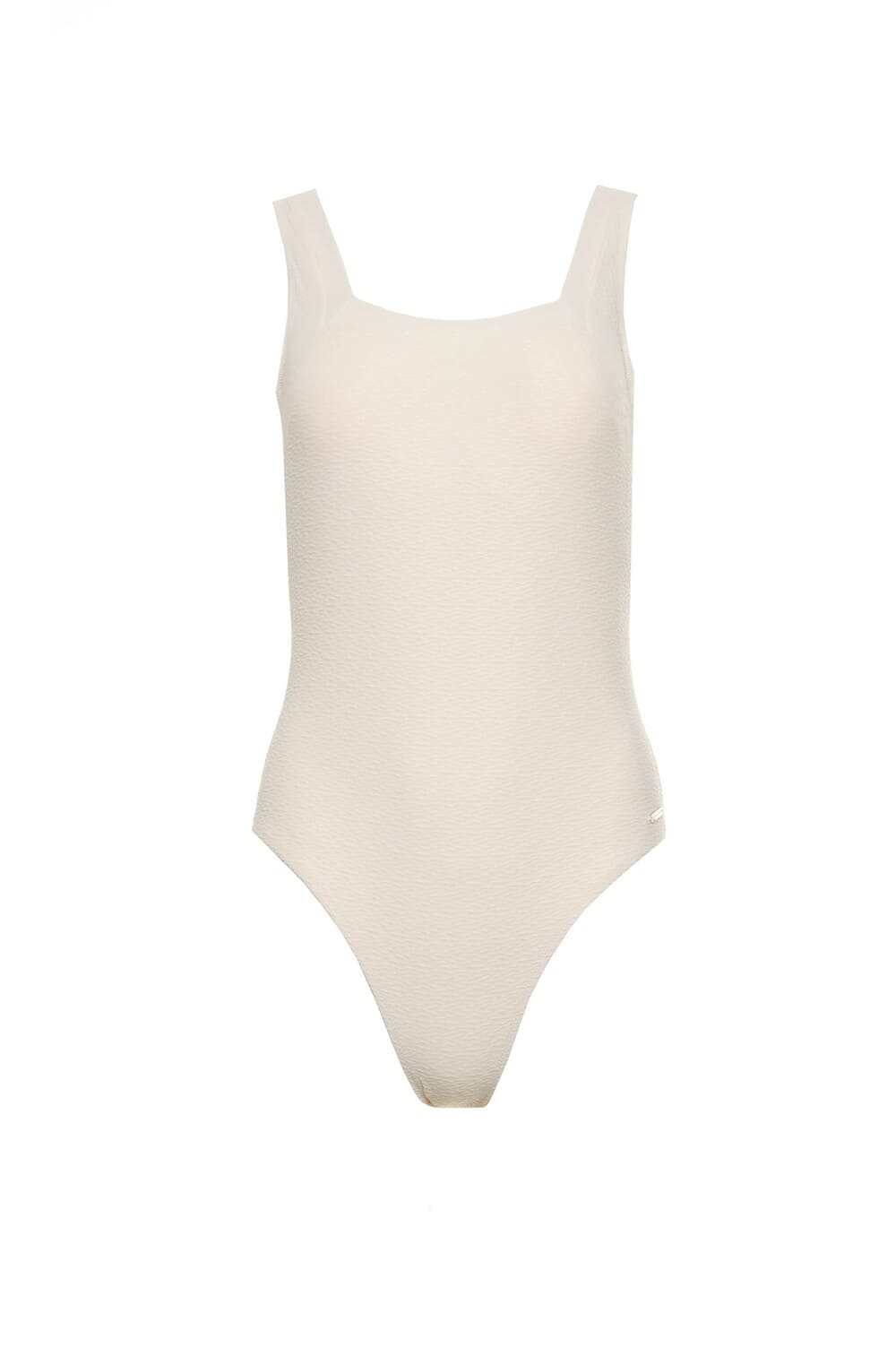 Слитный купальник из фактурной ткани Emporio Armani 262613 4R307