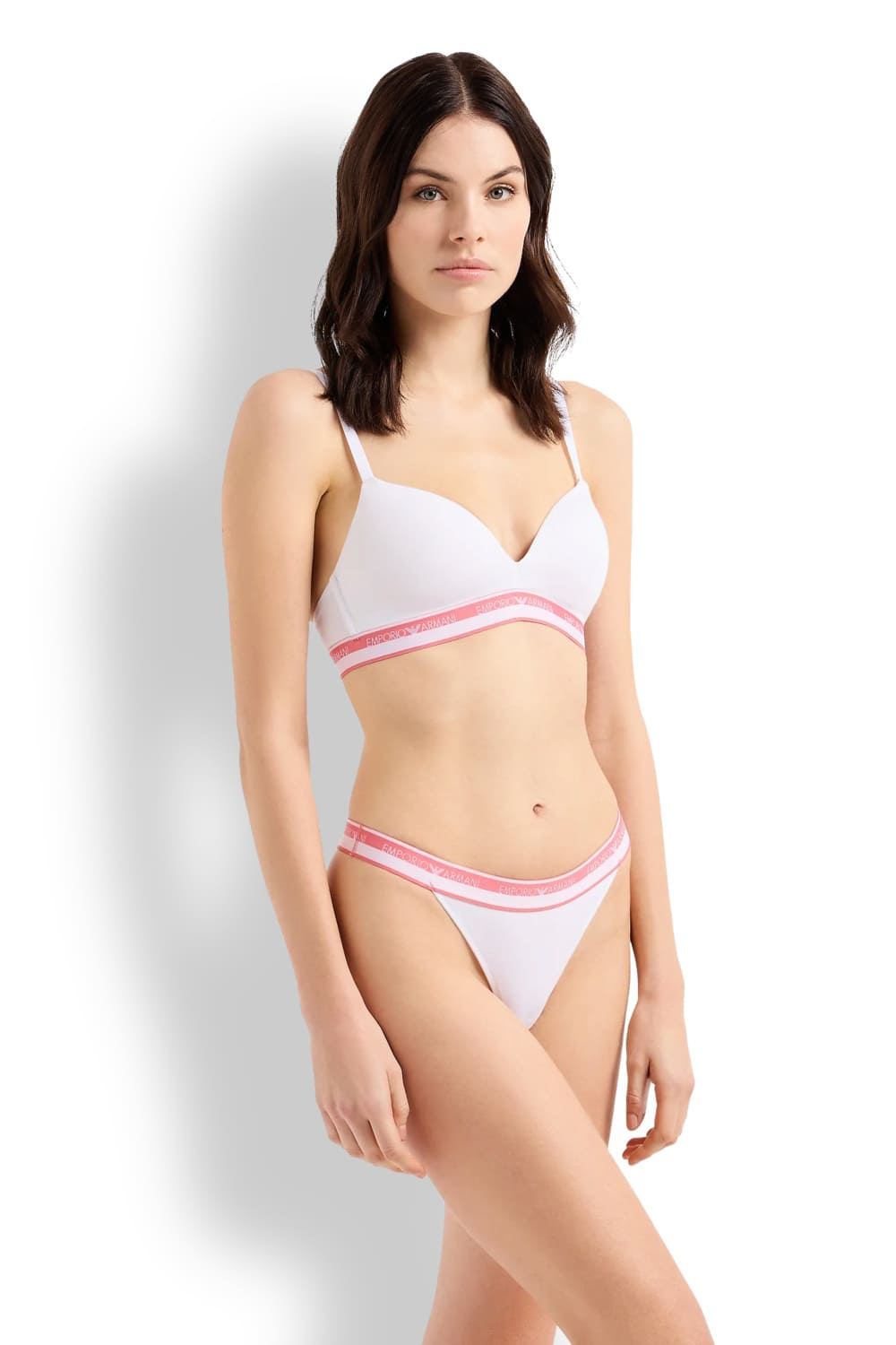 Трусы стринги из органического хлопка Emporio Armani 164522 4R227