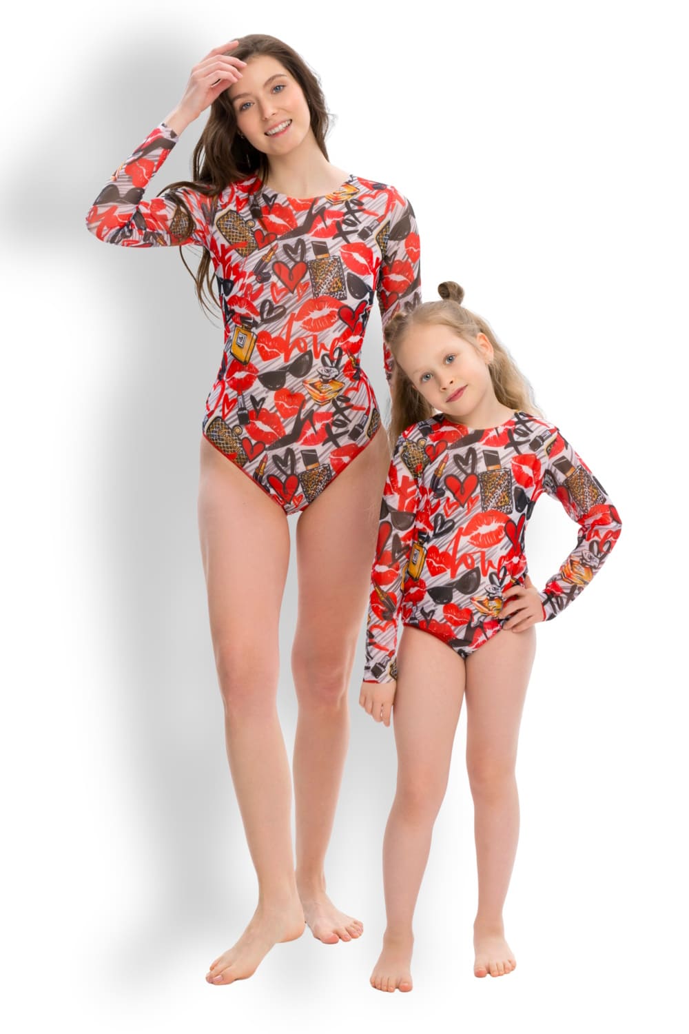 Детский слитный купальник с длинным рукавом и UV-защитой Fashion RoDaSoleil