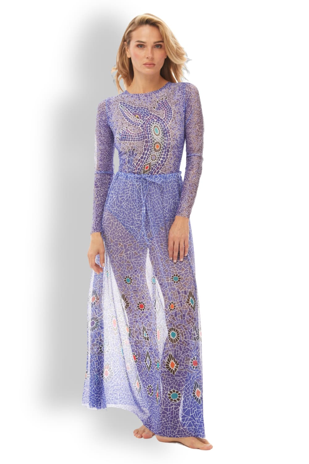 Юбка, пропускающая загар Крокодил лиловый RoDaSoleil