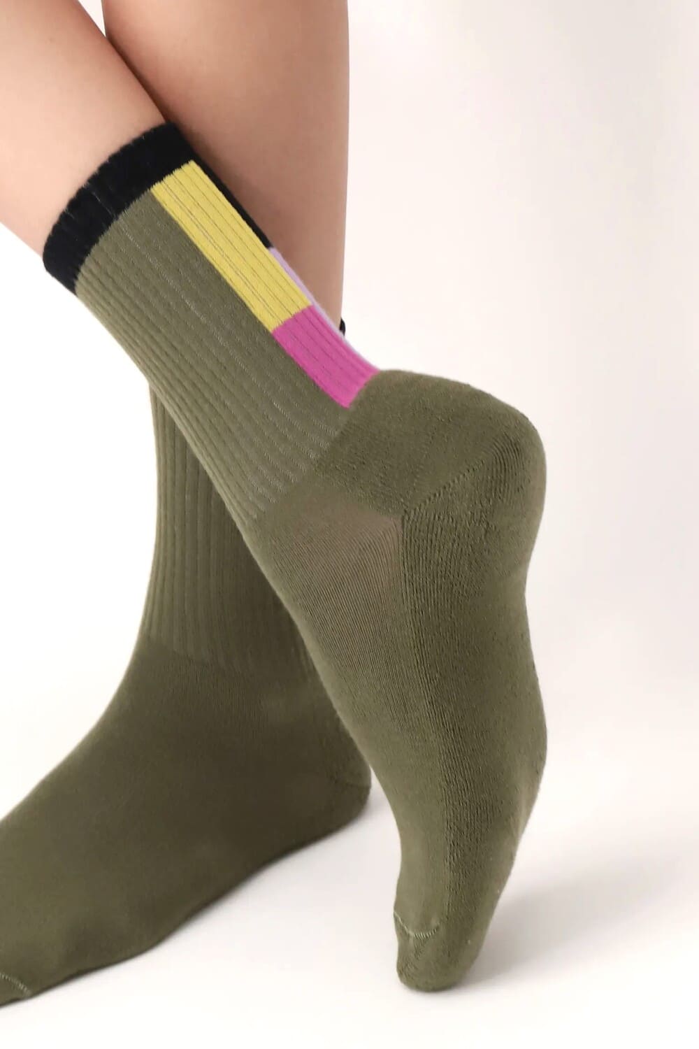 Носки-ботильоны из хлопка, 2 пары (бипак) Oroblu Twins Combine