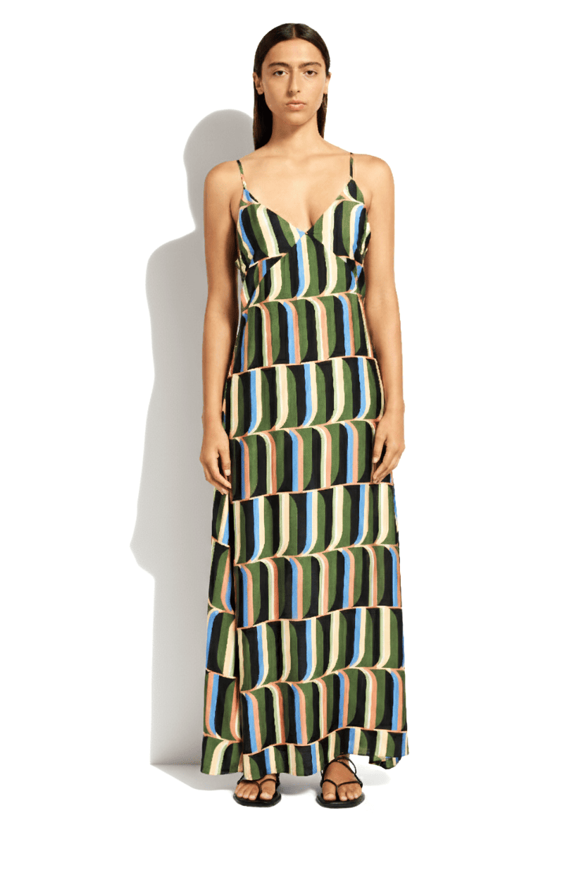 Макси платье из смесового шелка JETS J61437