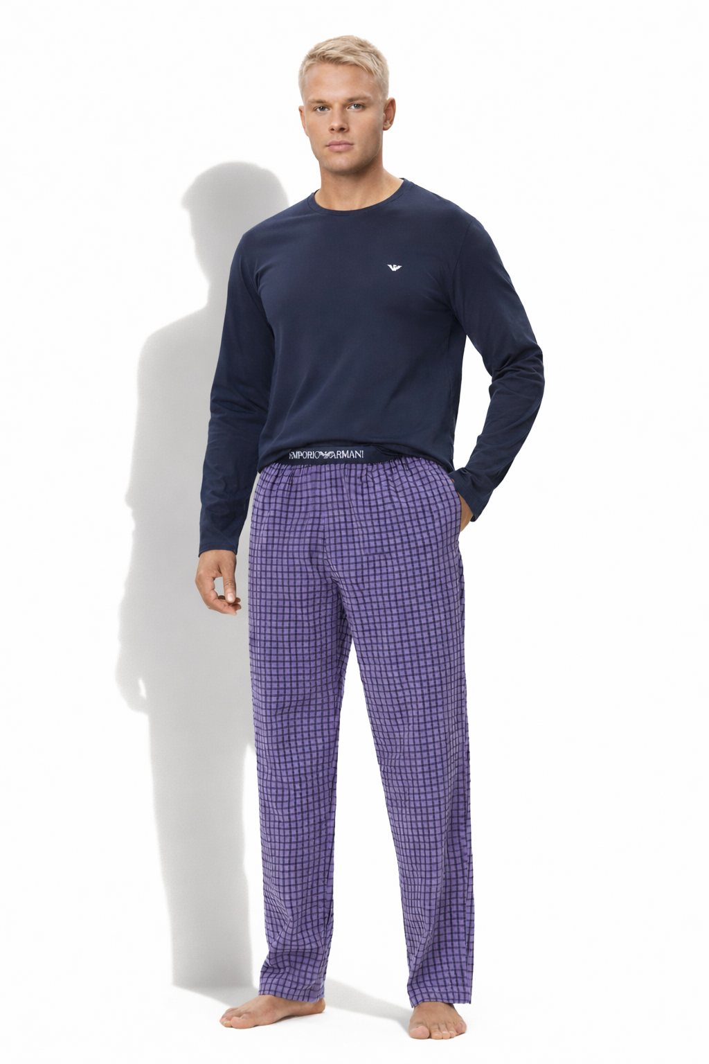 Мужская пижама из хлопка Emporio Armani EM000614 AF14998
