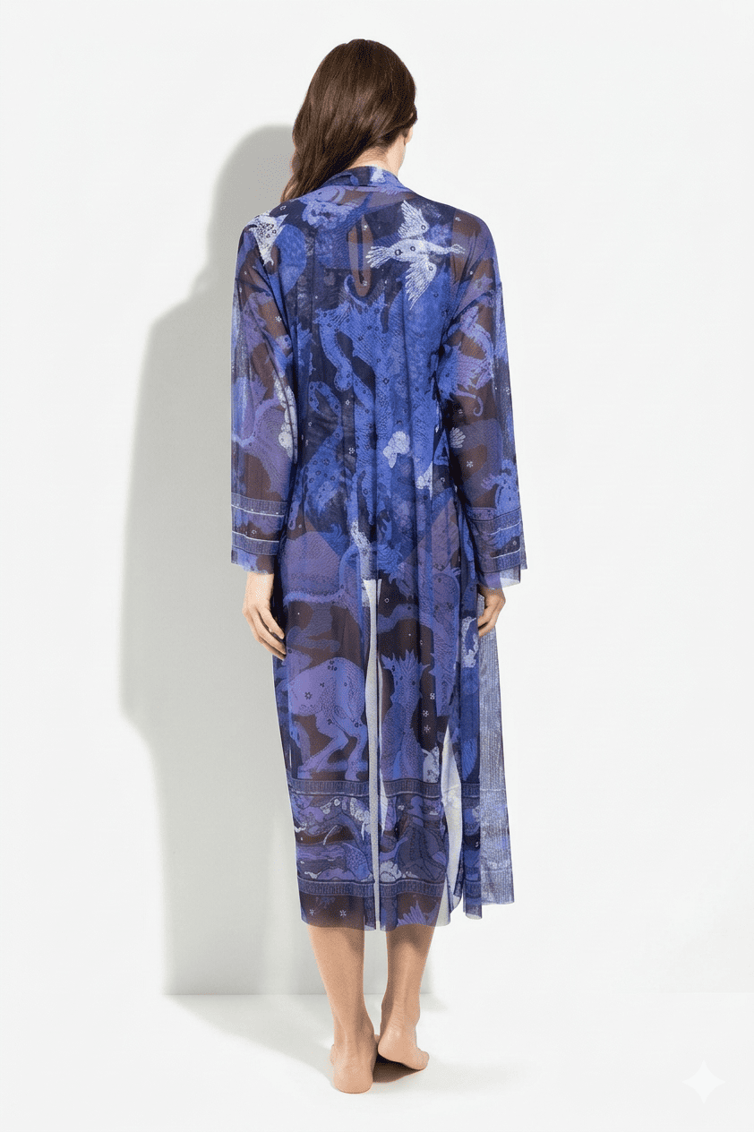 Халат пропускающий загар Черничные ночи RoDaSoleil