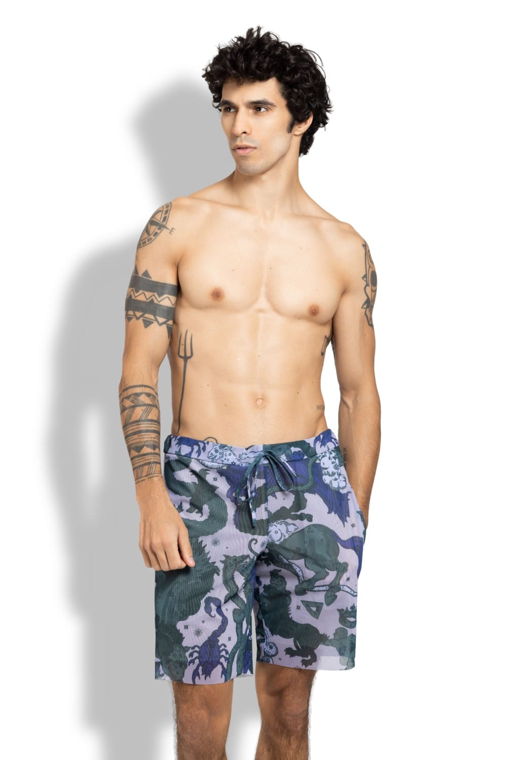 Бермуды мужские, пропускающие загар Лунная пыль RoDaSoleil