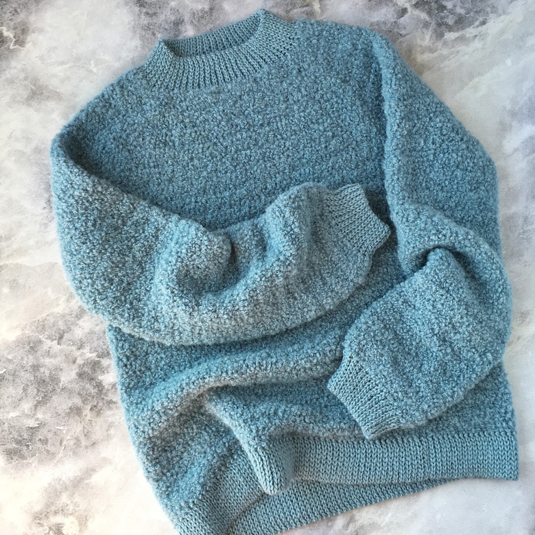 МК "Свитер букле" крючком