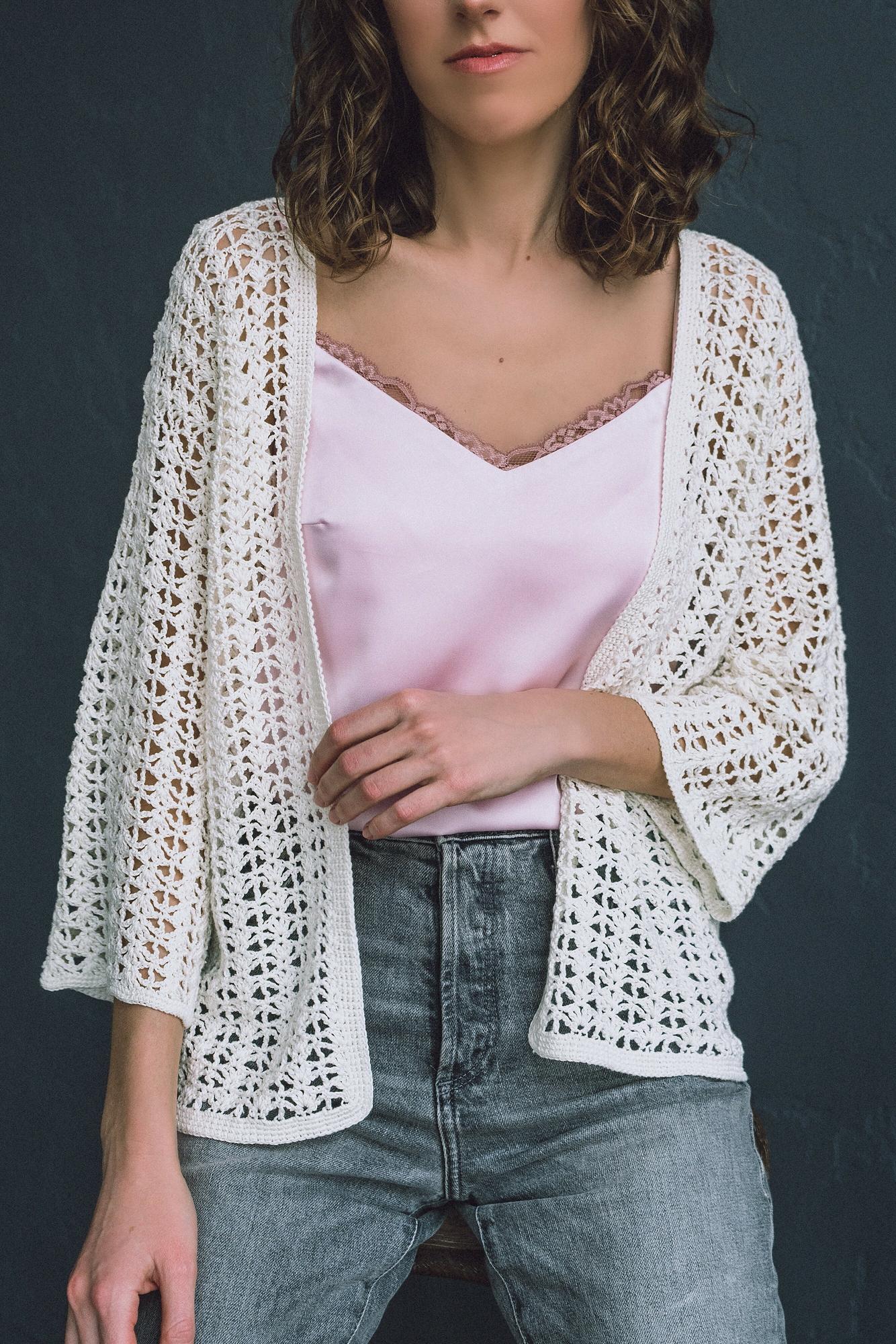 МК "Ажурное кимоно" крючком