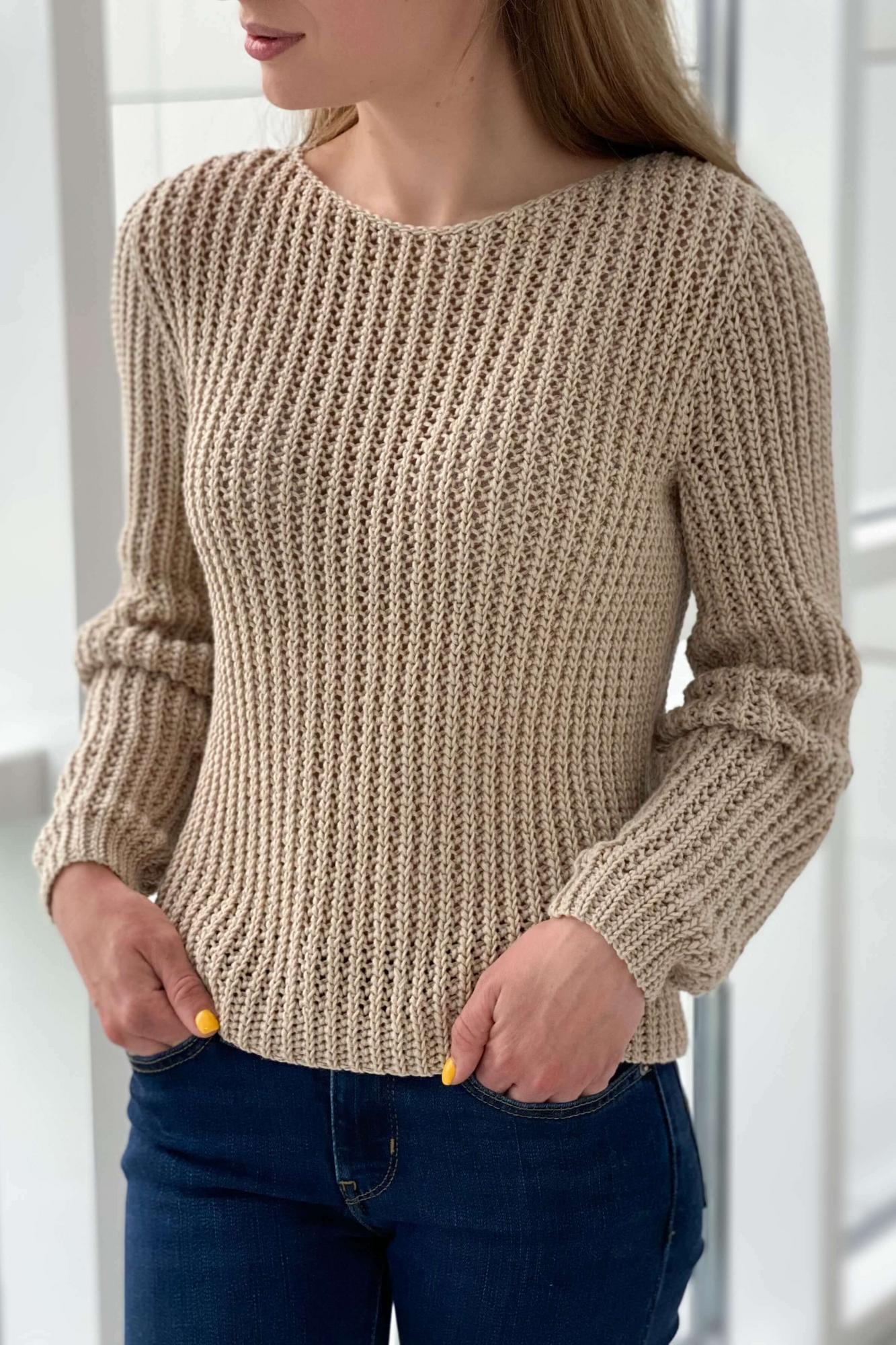 КУРС "Джемпер/футболка с втачным рукавом" крючком